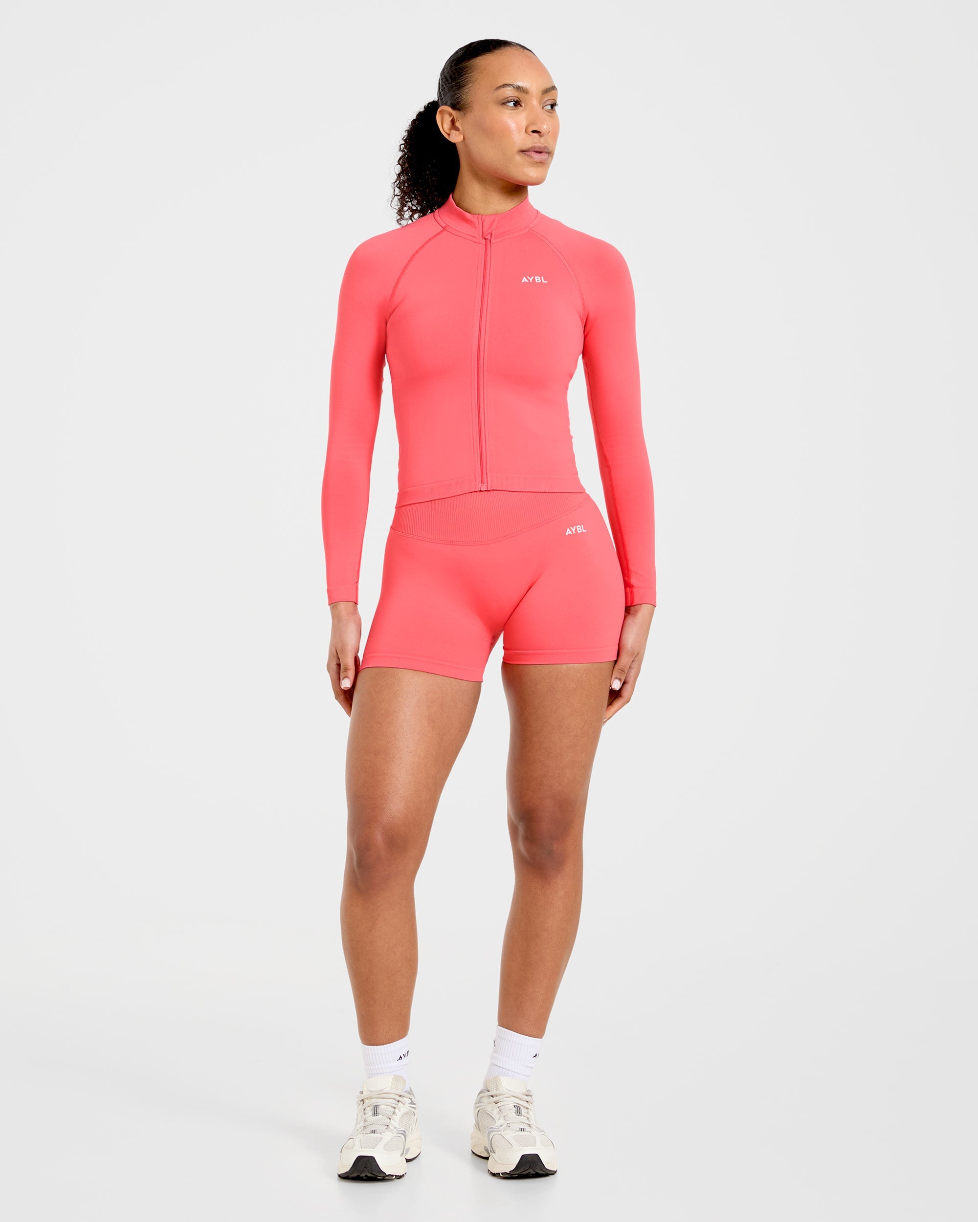 Enhance Seamless Jacket  - Summer Coral