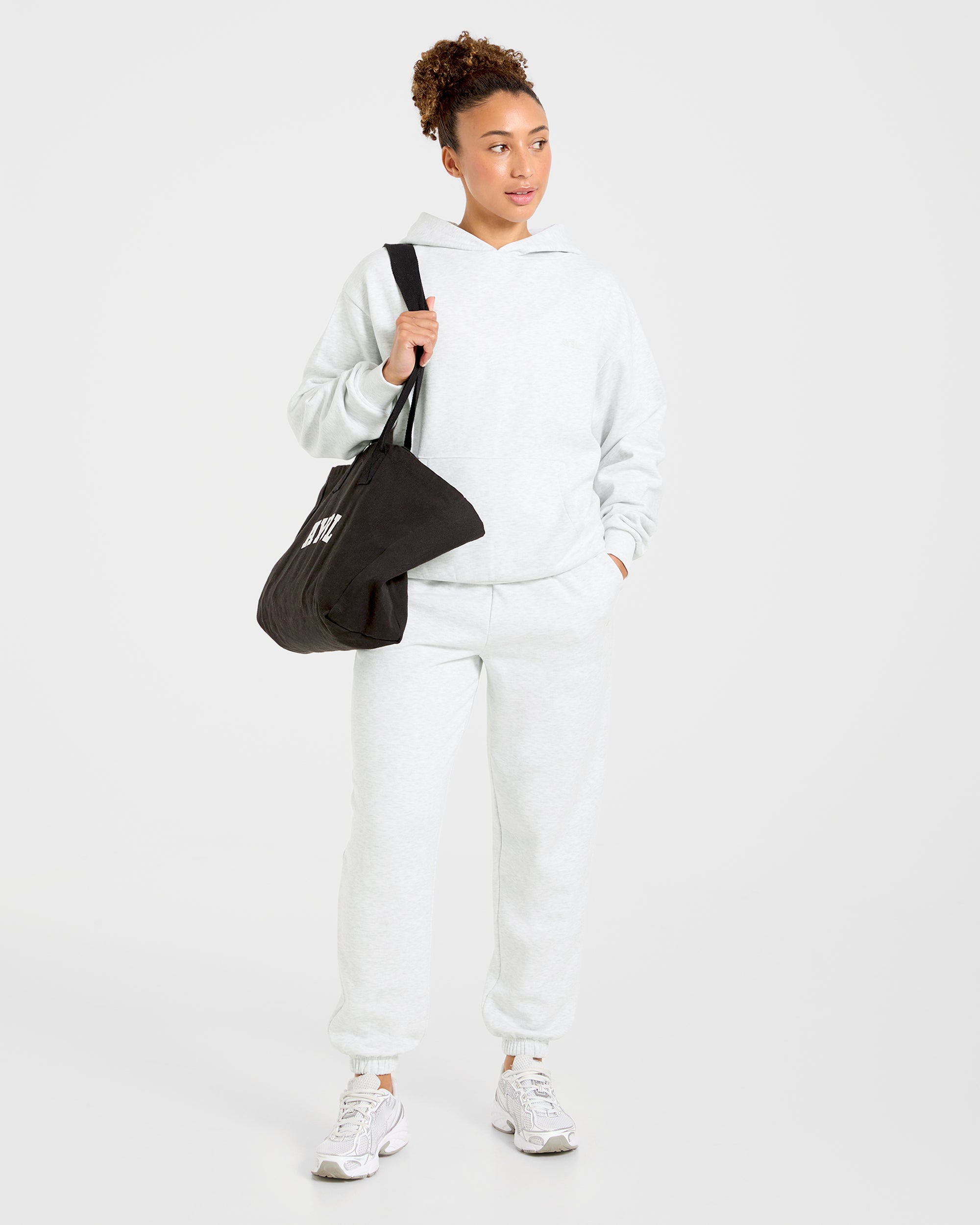 Lifestyle Oversized Hoodie - Heather Grey