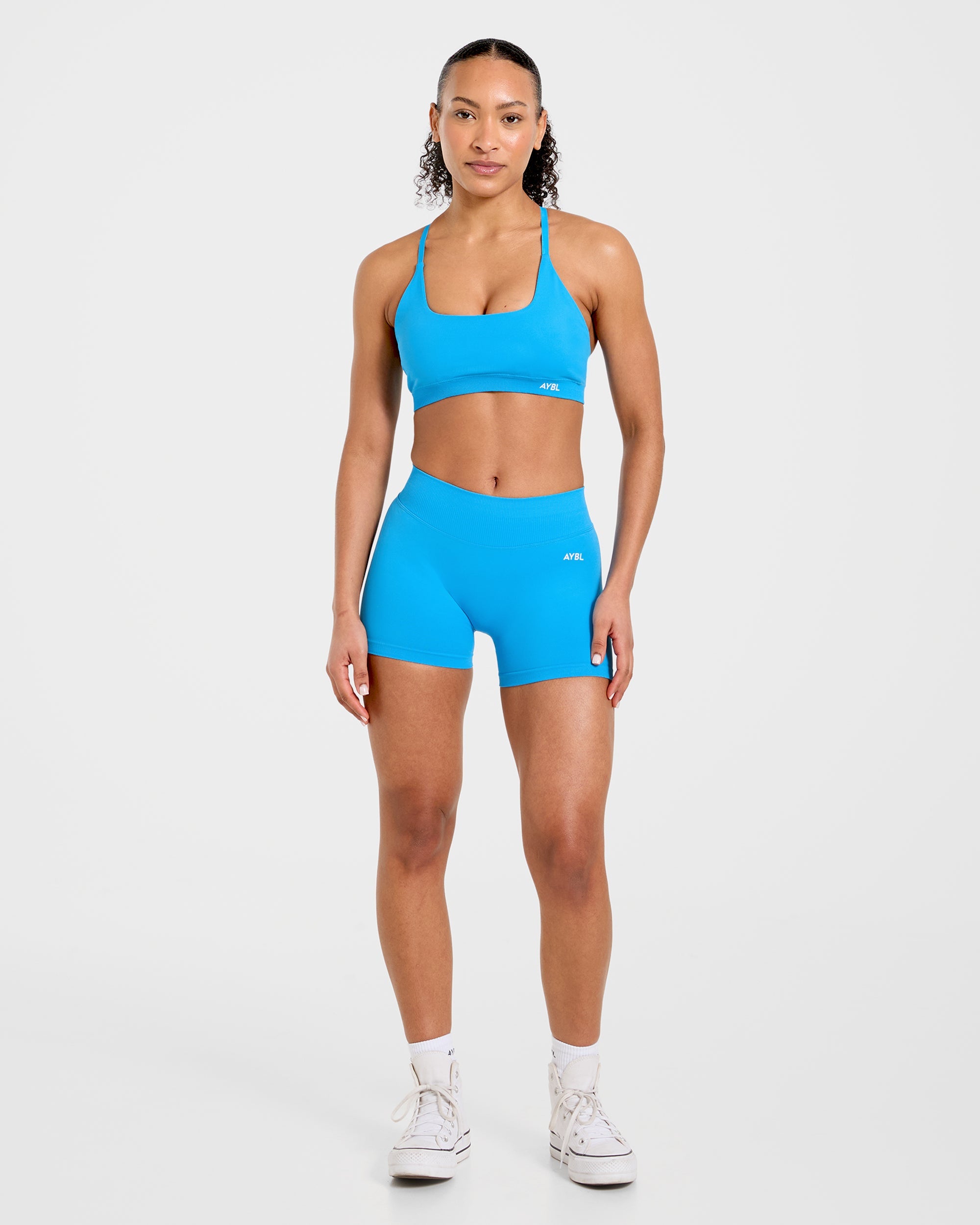 Enhance Seamless Sports Bra - Summer Cobalt
