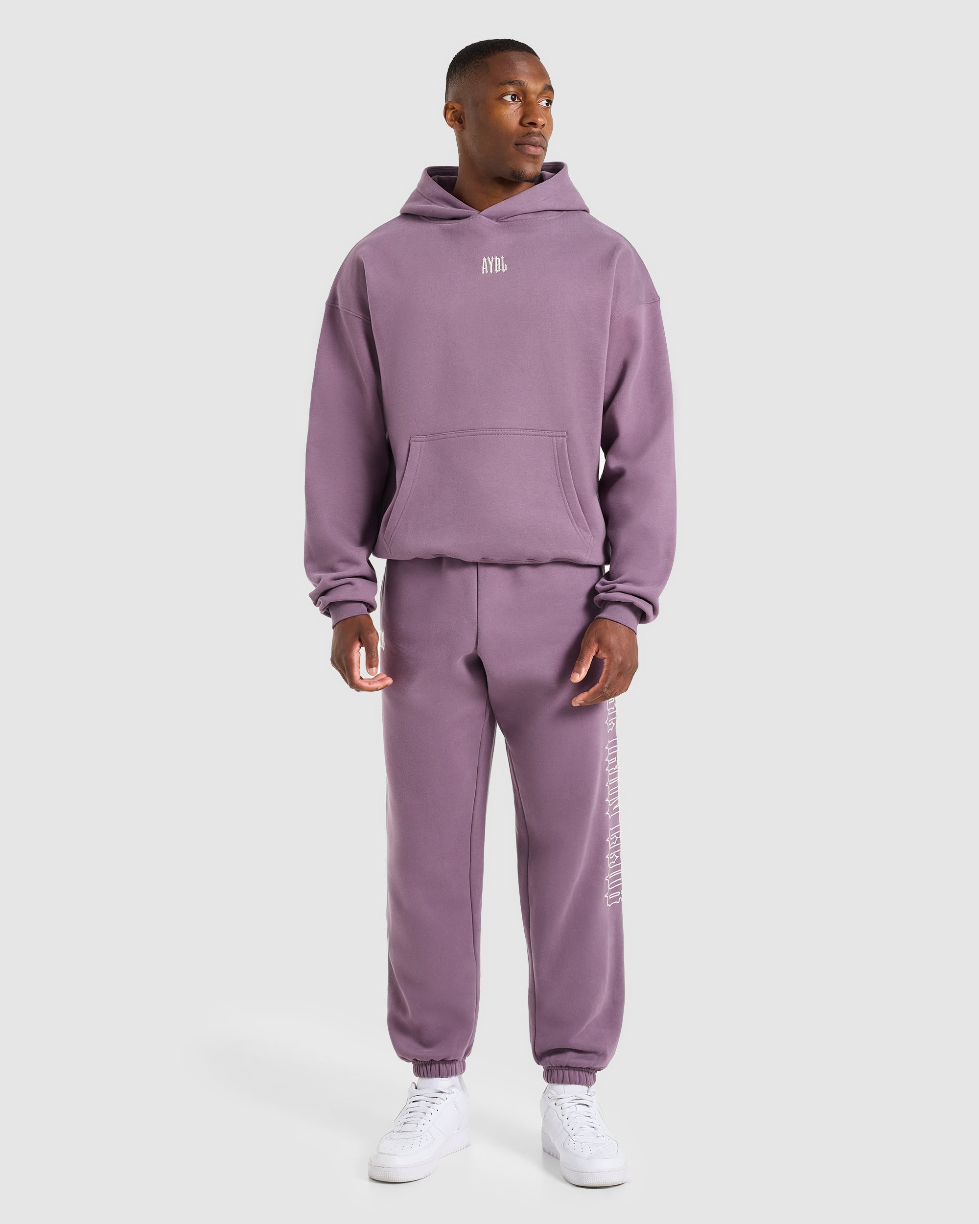 AYBL Iron Club Oversized Hoodie - Midnight Purple
