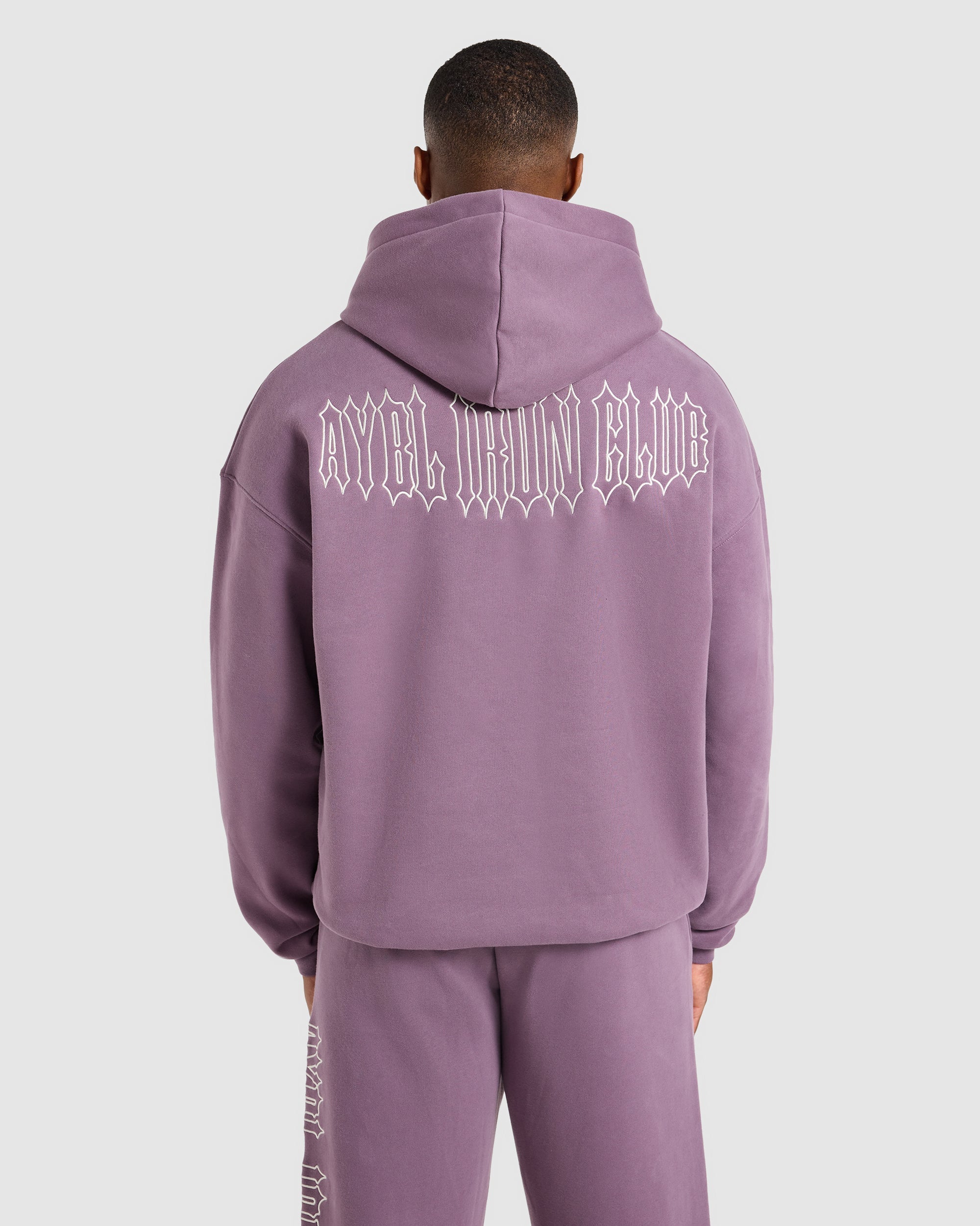 AYBL Iron Club Oversized Hoodie - Midnight Purple