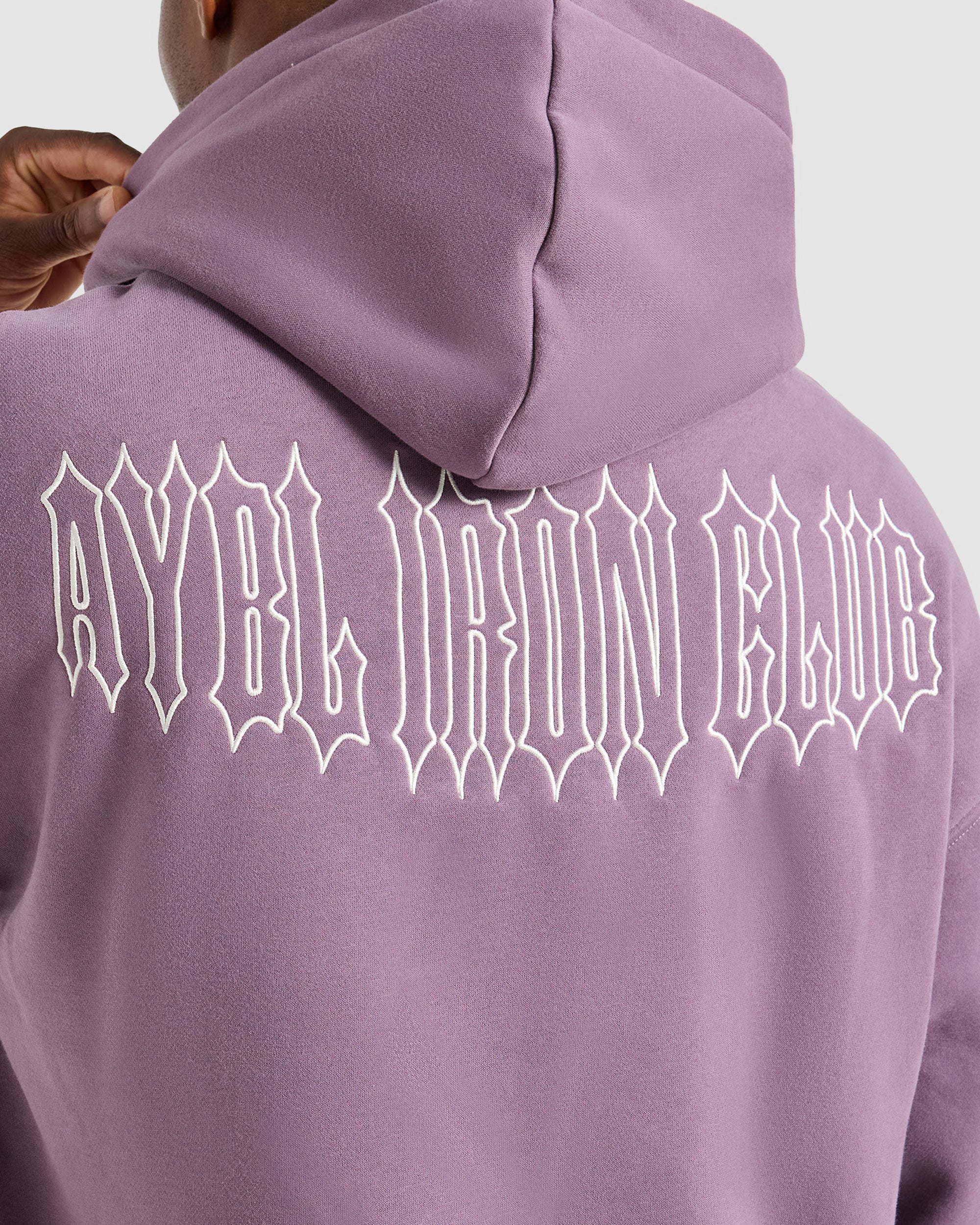 AYBL Iron Club Oversized Hoodie - Midnight Purple