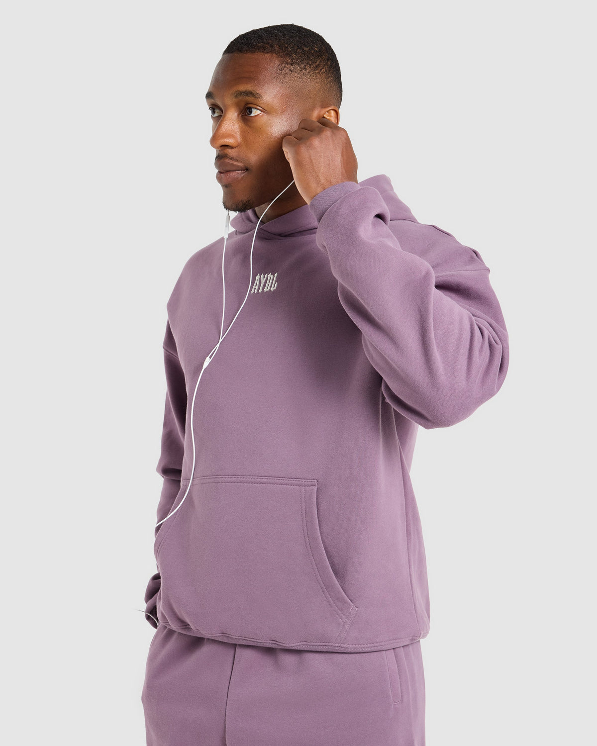 AYBL Iron Club Oversized Hoodie - Midnight Purple