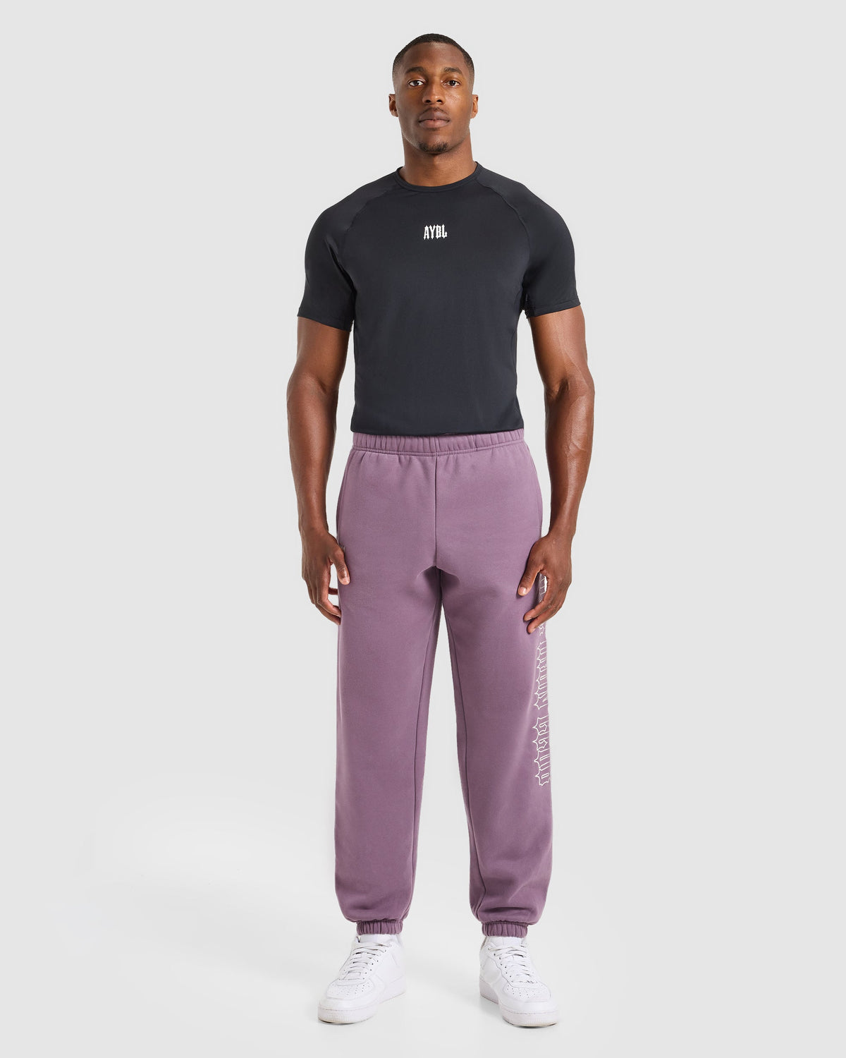 AYBL Iron Club Compression Relaxed T Shirt - Black