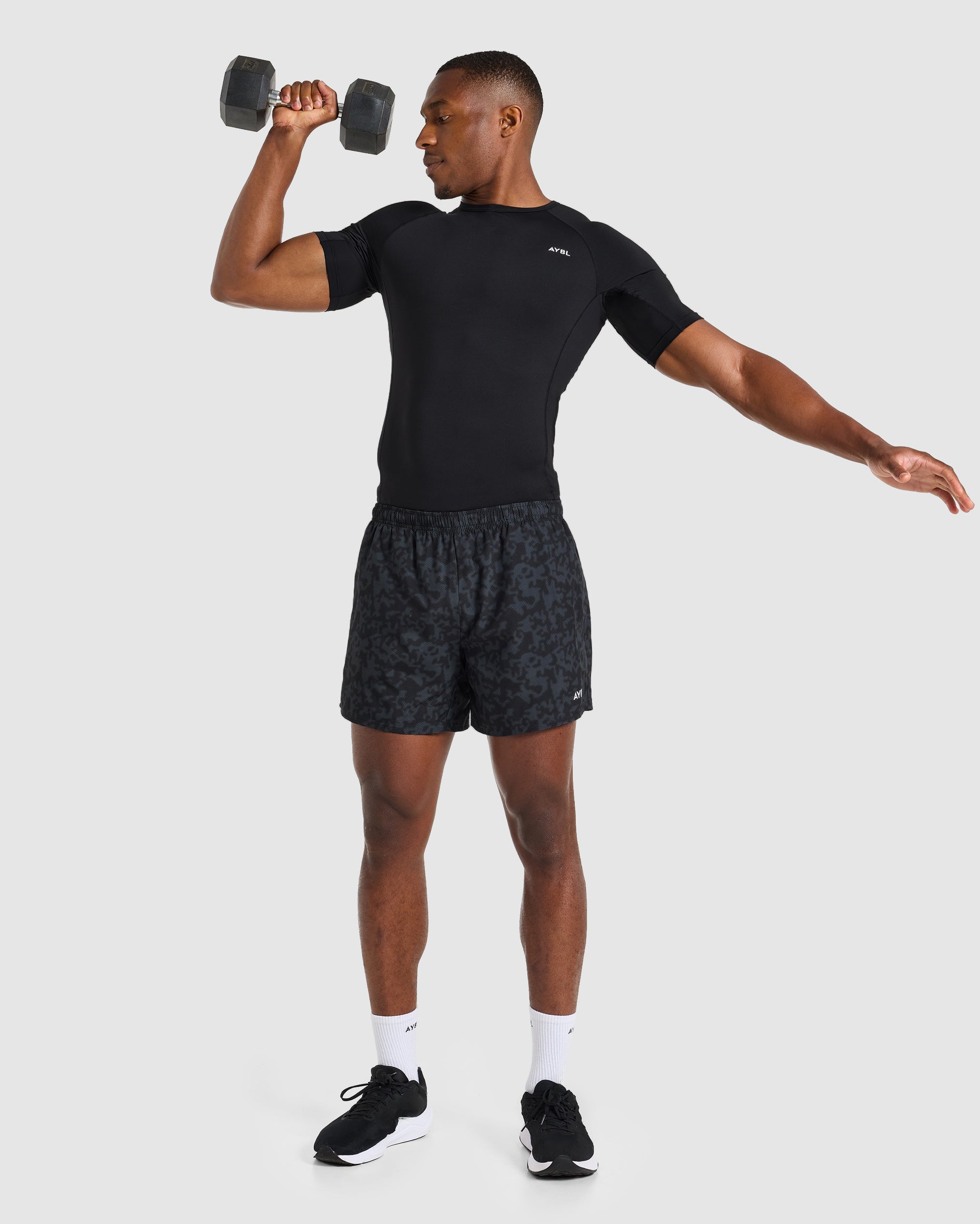 Core 5" Shorts - Black Camo