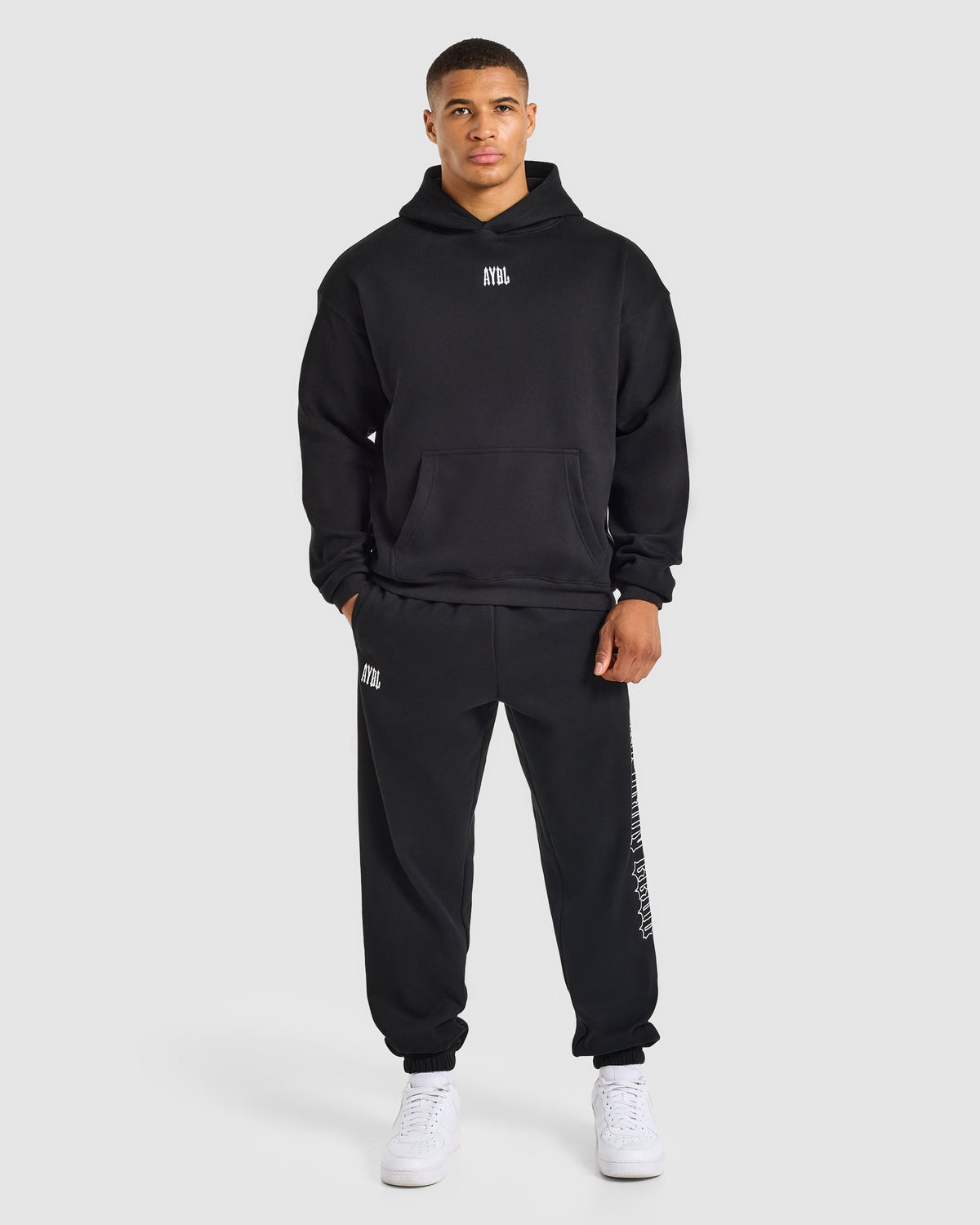 AYBL Iron Club Oversized Hoodie - Black