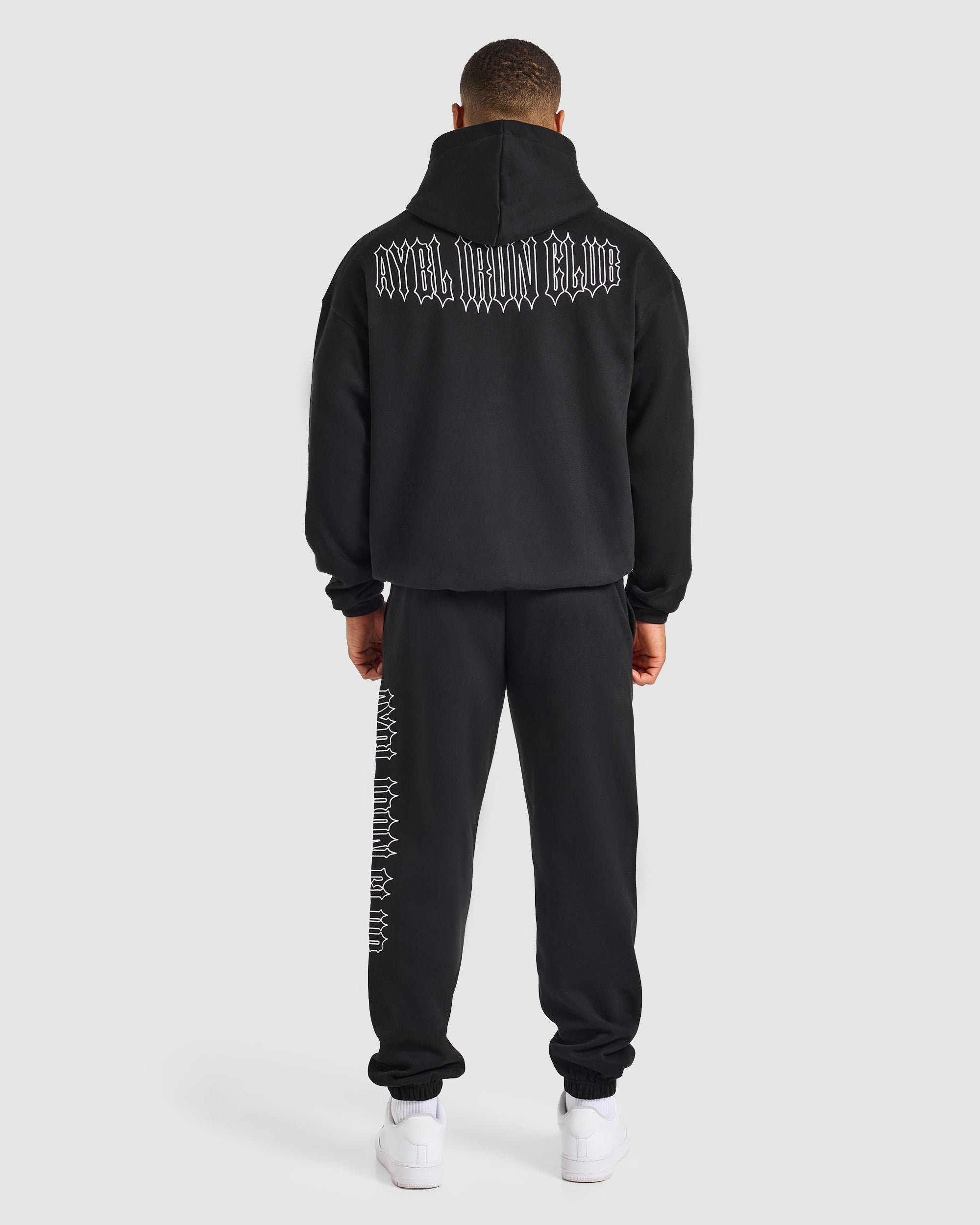 AYBL Iron Club Oversized Hoodie - Black