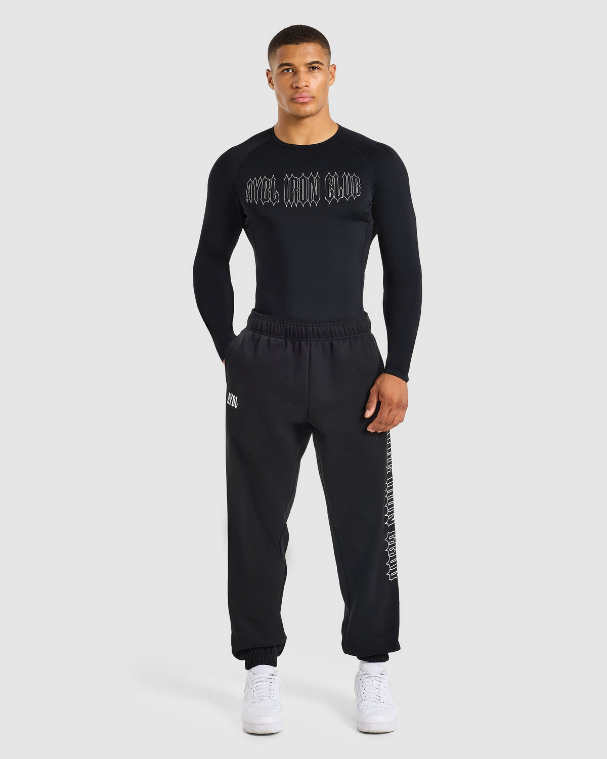 AYBL Iron Club Compression Long Sleeve - Black