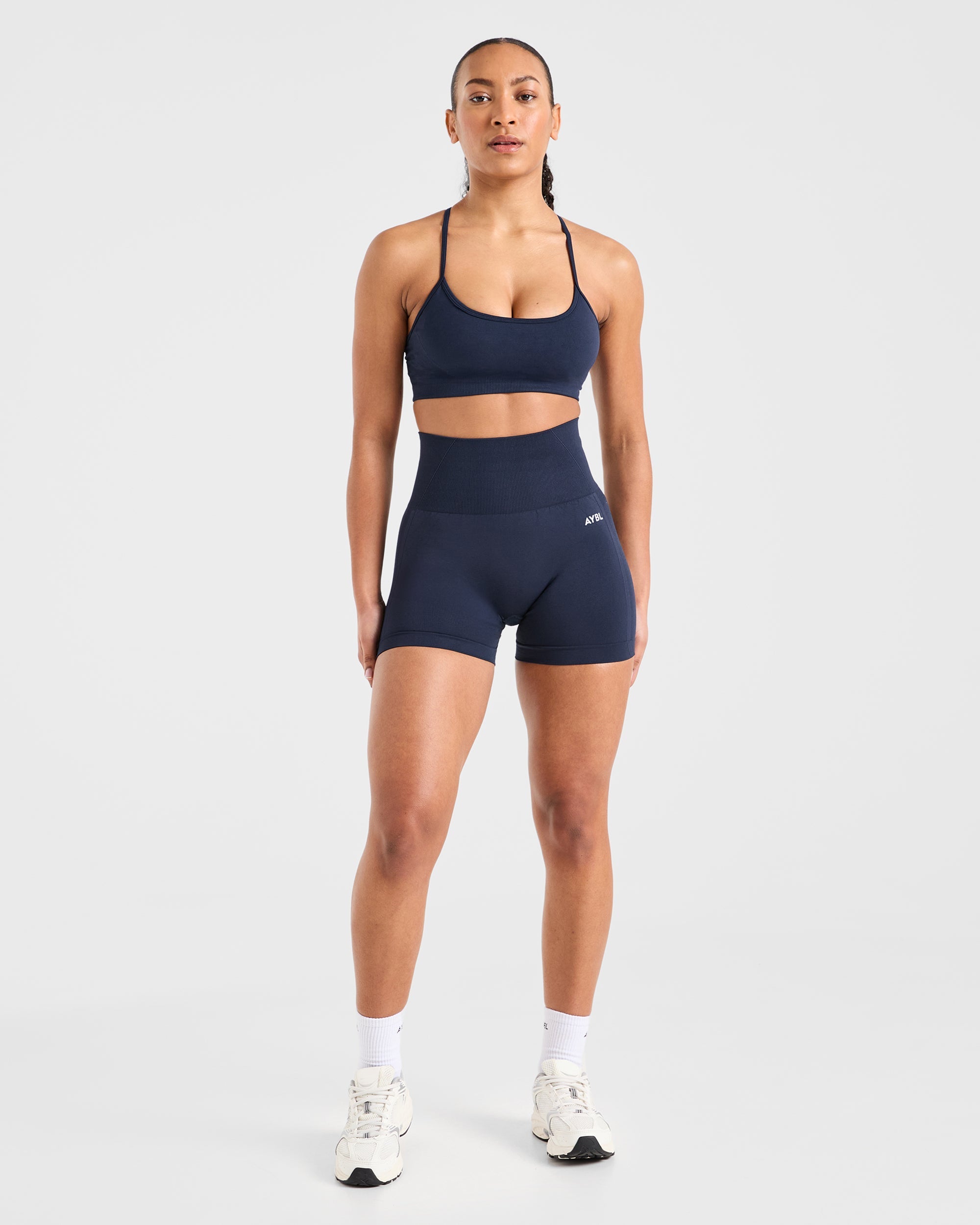 Empower Seamless Sports Bra - Navy