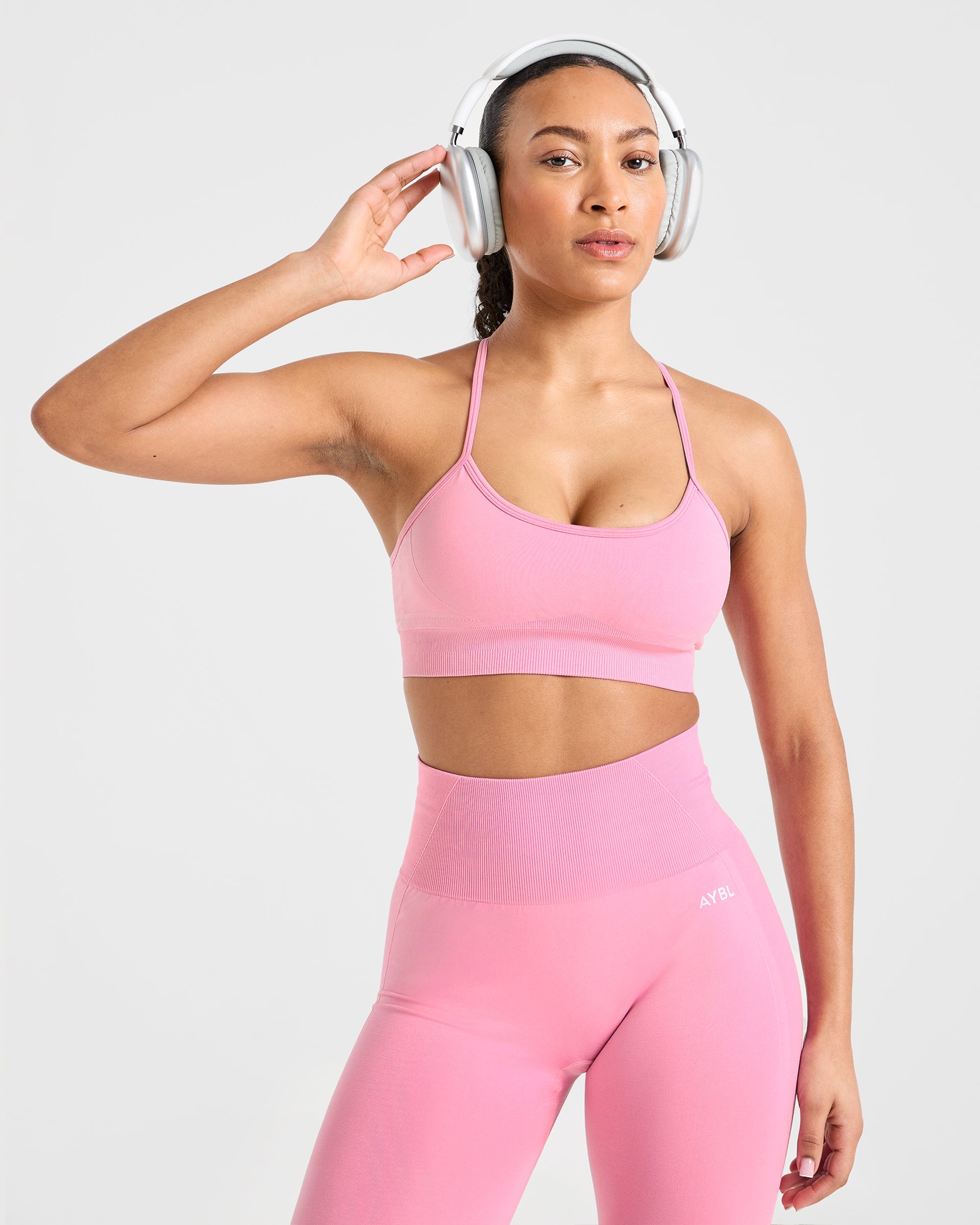 Empower Seamless Sports Bra - Baby Pink