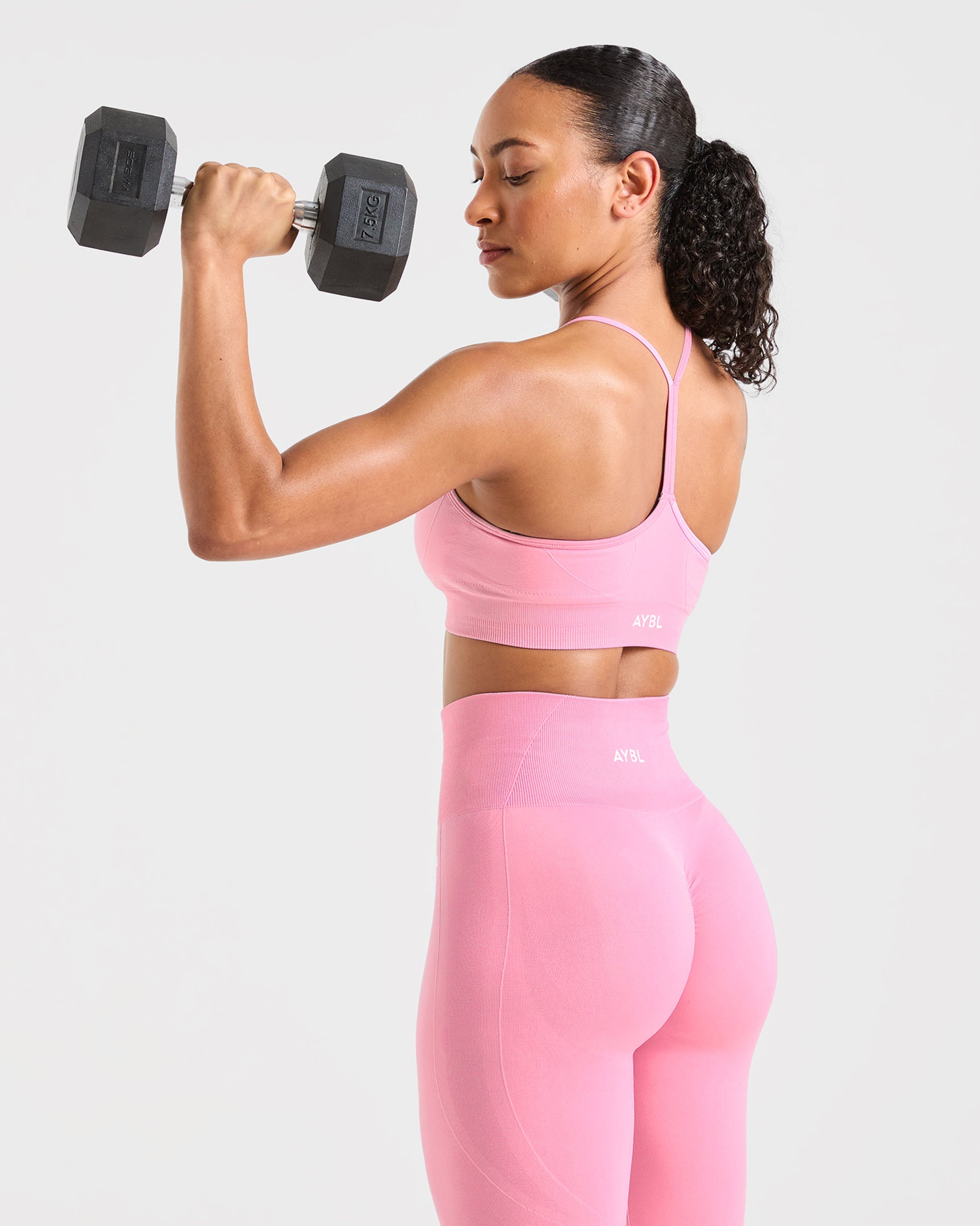 Empower Seamless Sports Bra - Baby Pink