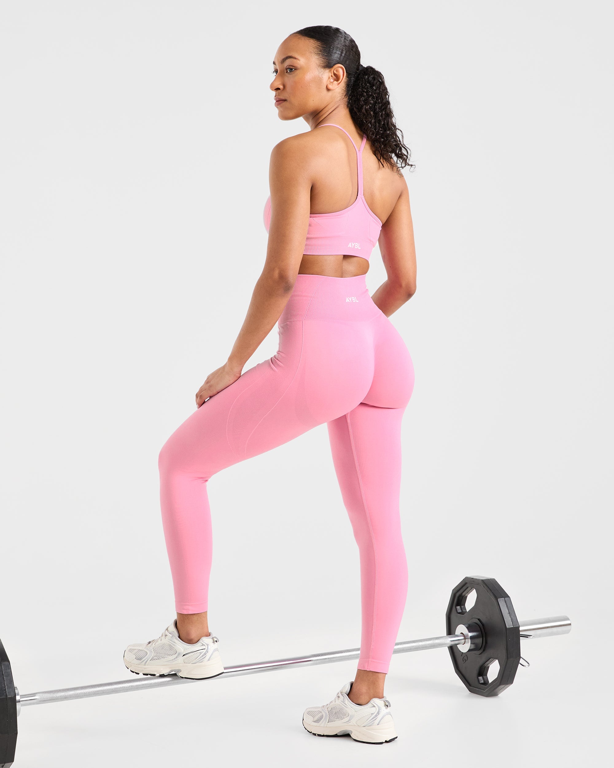 Empower Seamless Leggings - Baby Pink