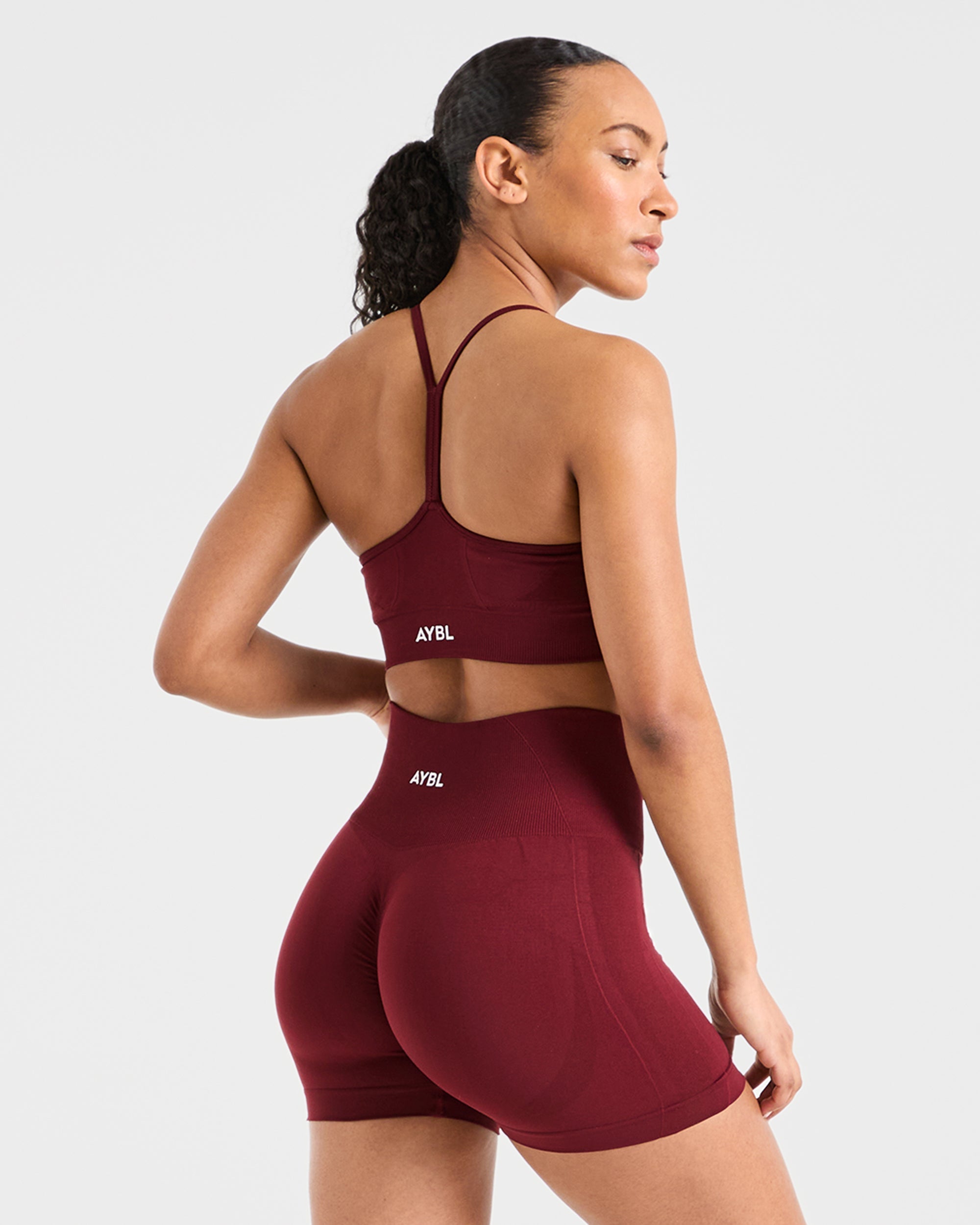 Soutien-gorge de sport sans couture Empower - Vin rouge