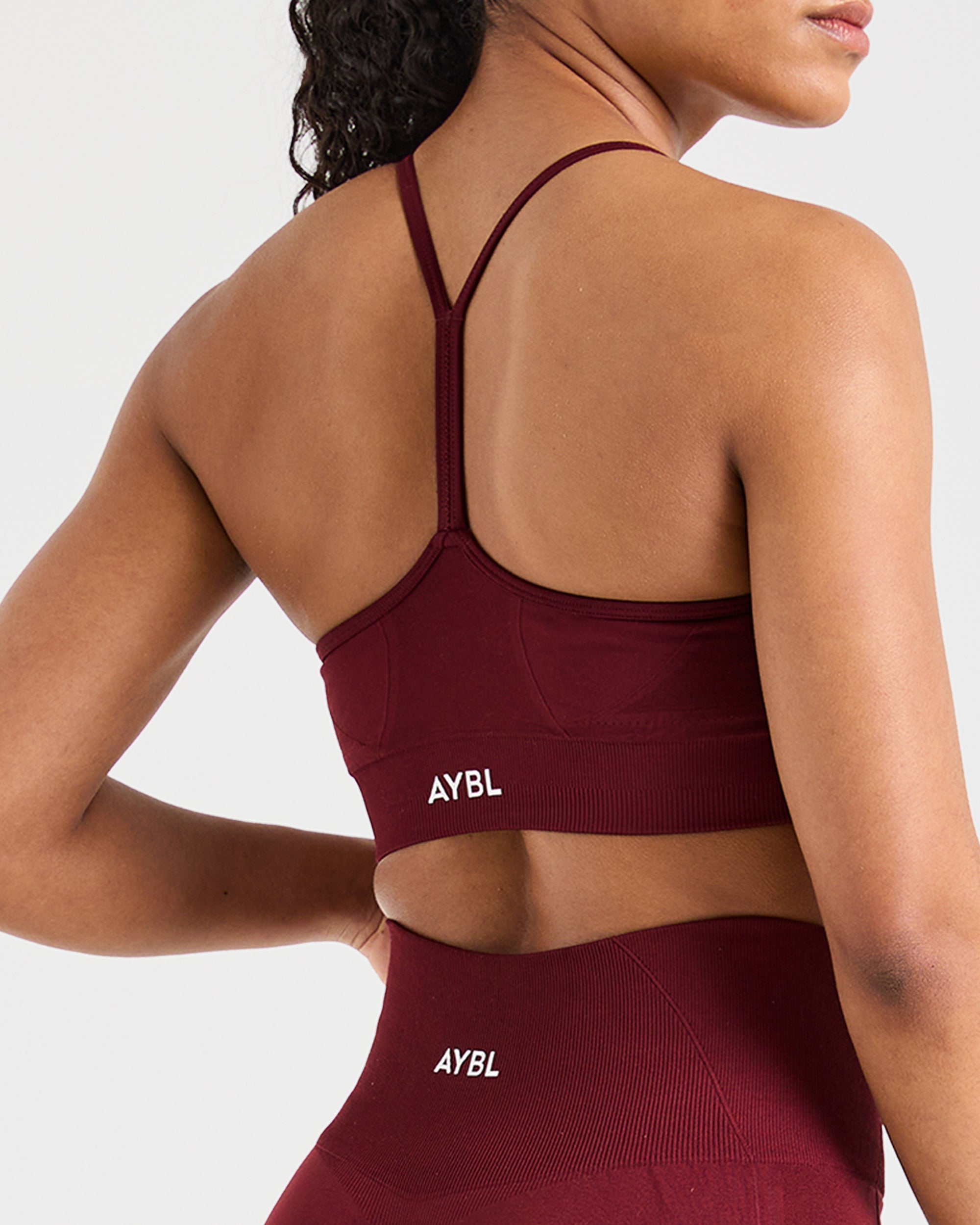 Soutien-gorge de sport sans couture Empower - Vin rouge