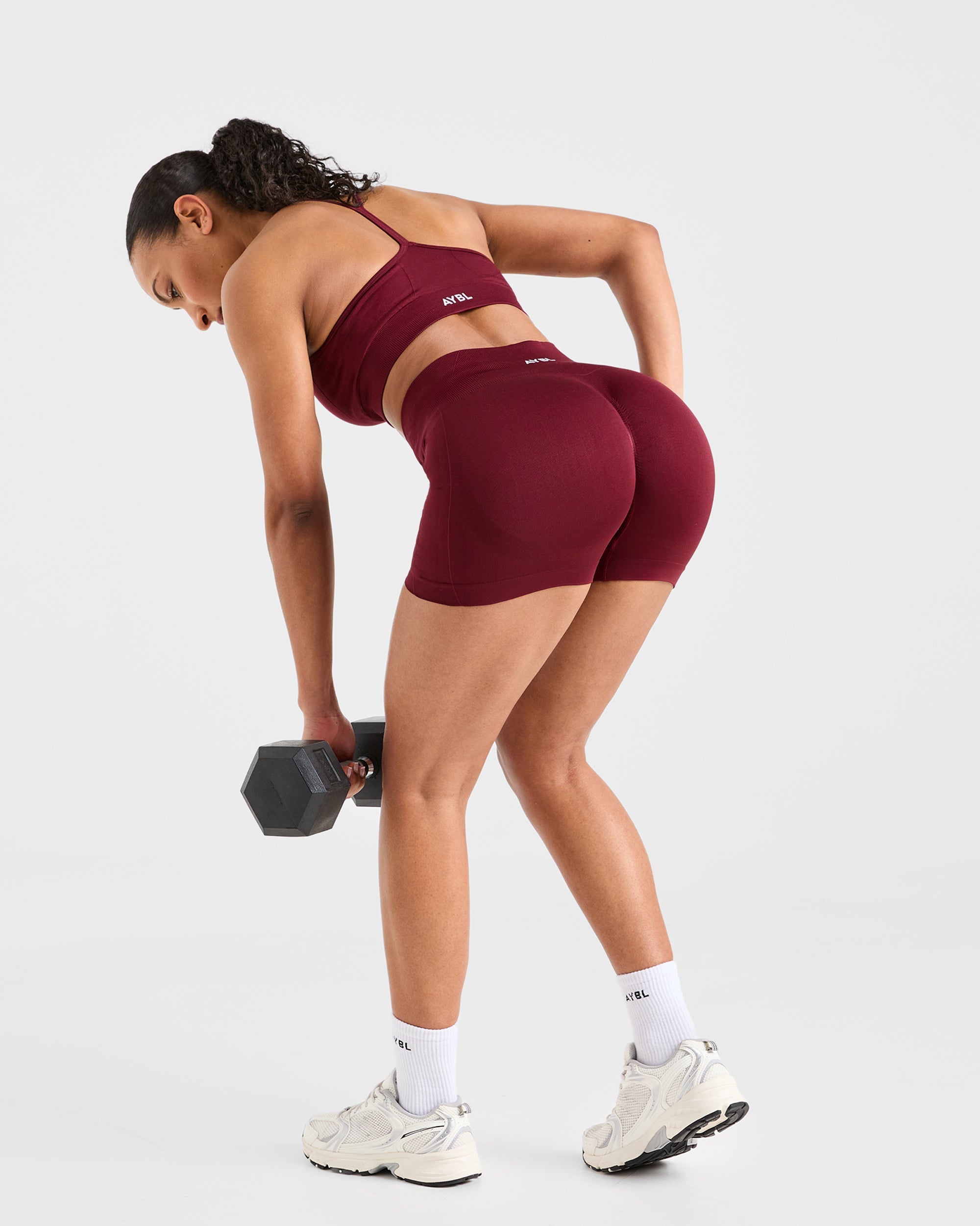 Empower Seamless Sports Bra - Red Wine