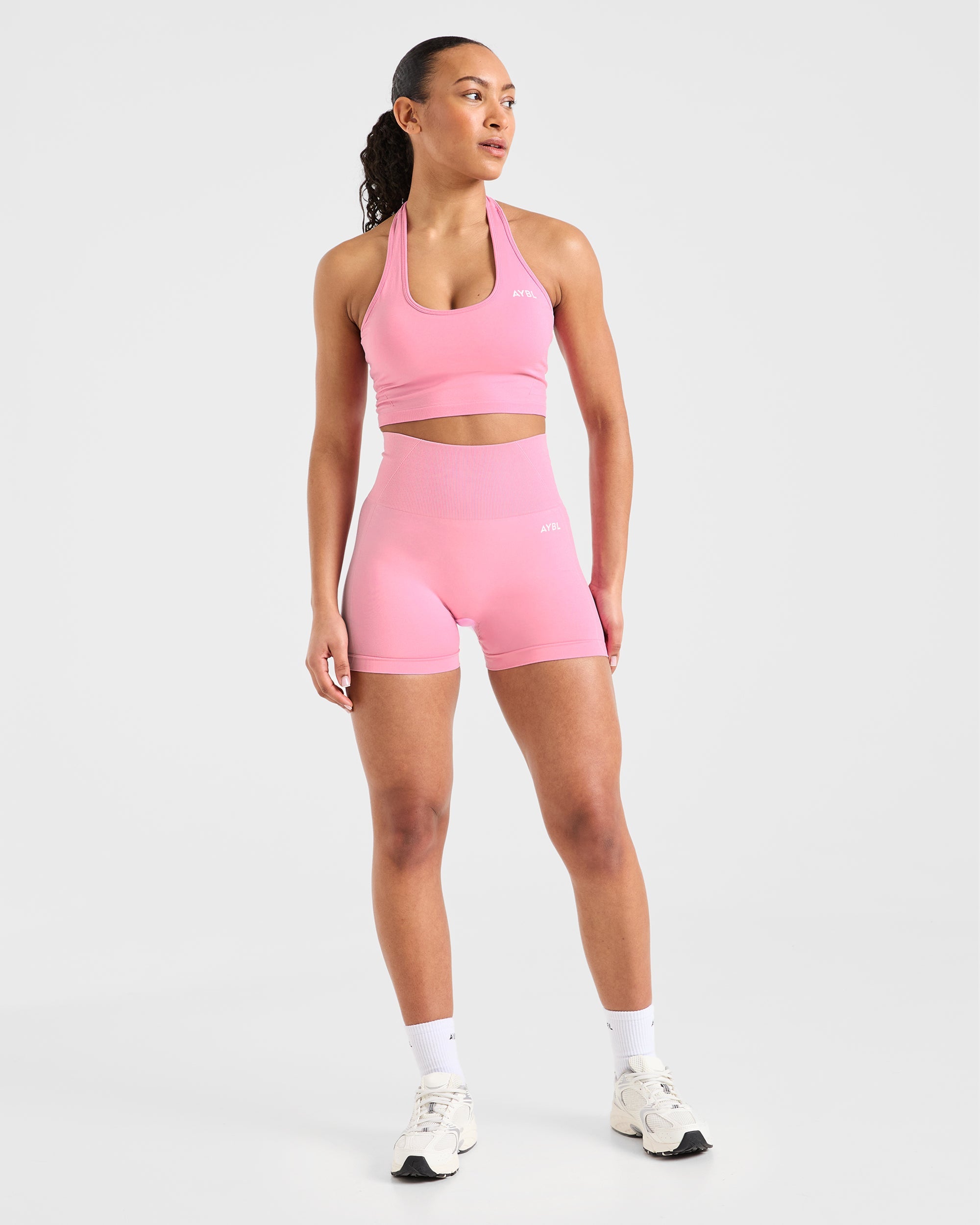 Empower Seamless Shorts - Baby Pink