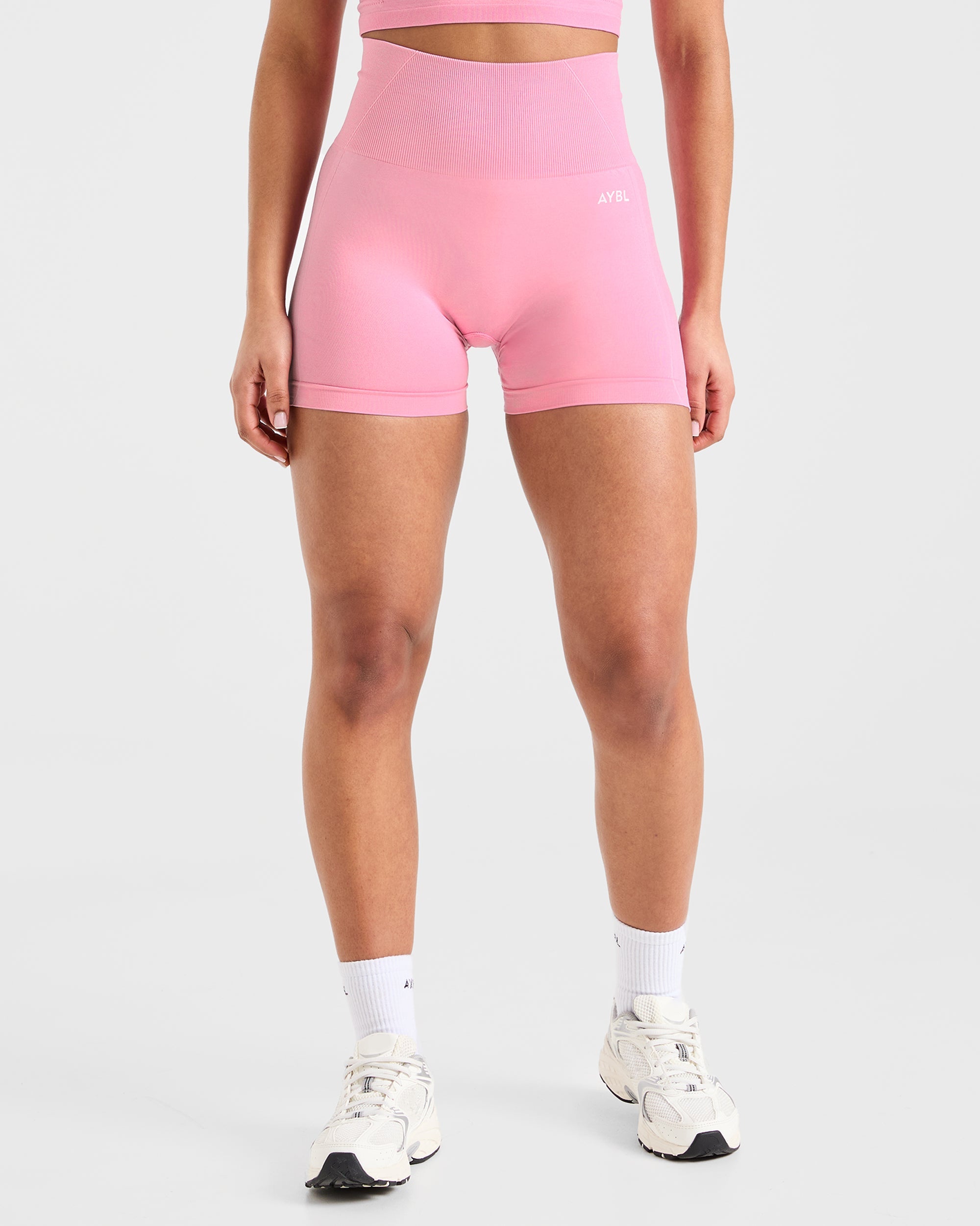 Nahtlose Empower-Shorts – Babyrosa