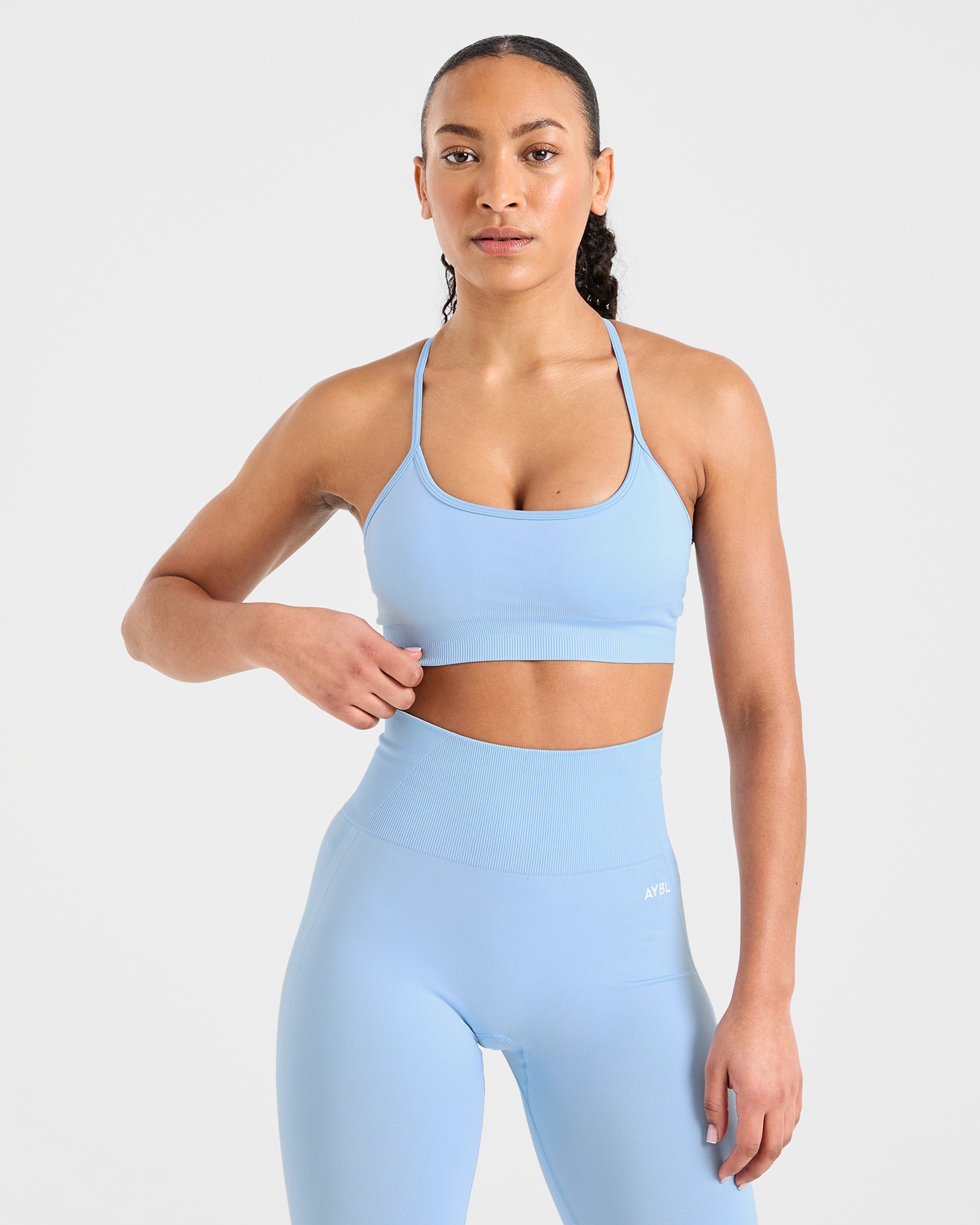 Empower Nahtloser Sport-BH – Himmelblau