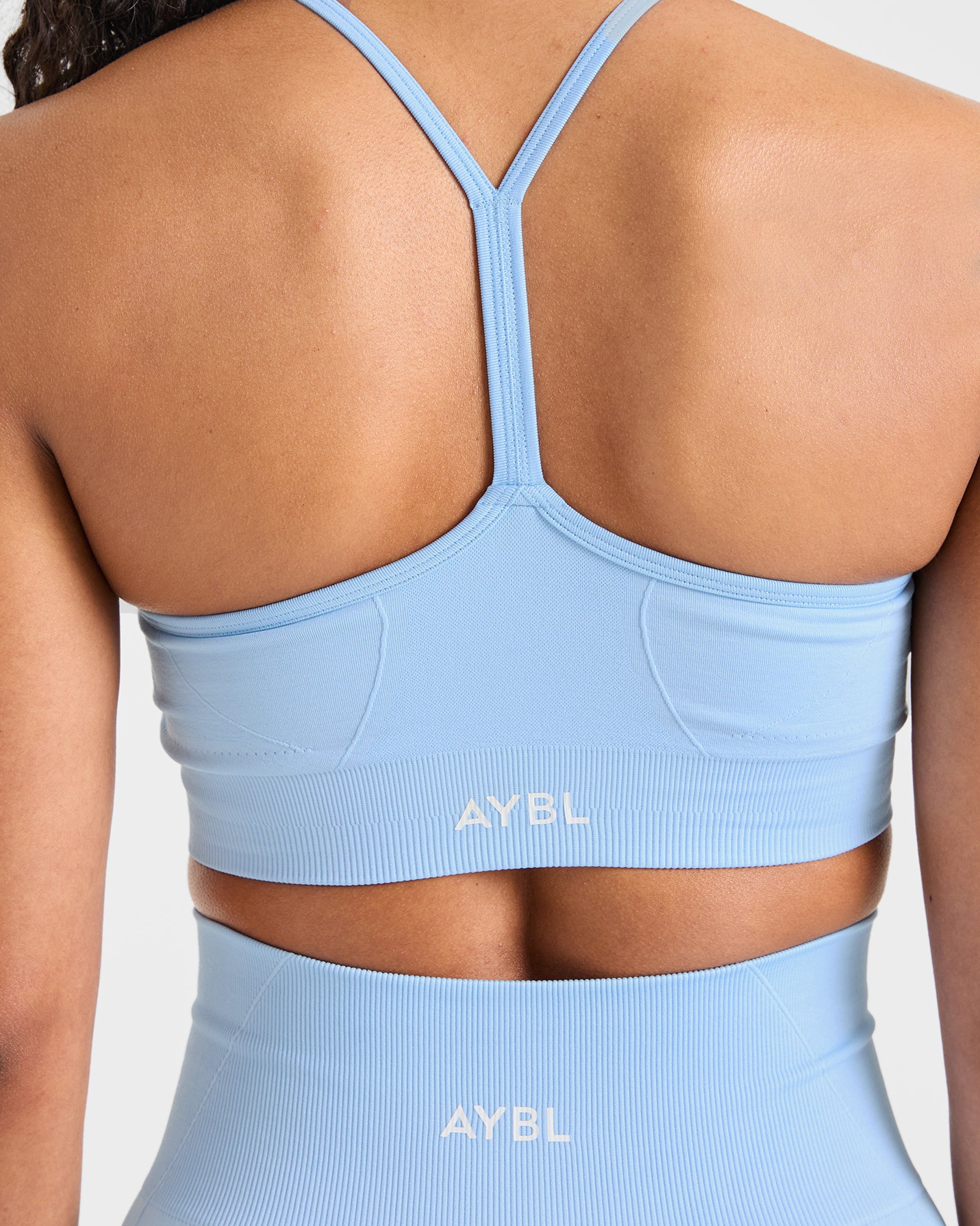 Empower Seamless Sports Bra - Sky Blue