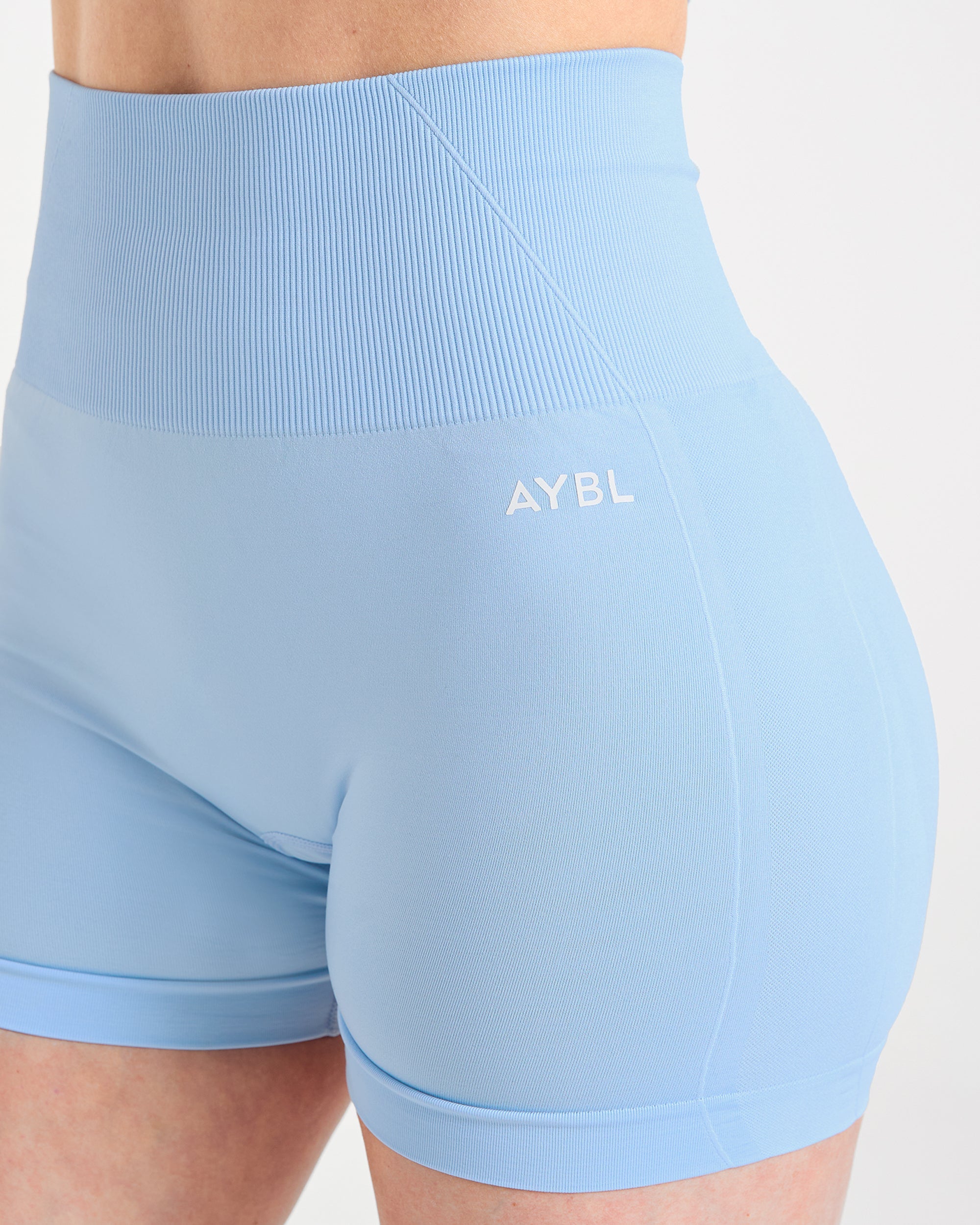 Empower Seamless Shorts - Sky Blue