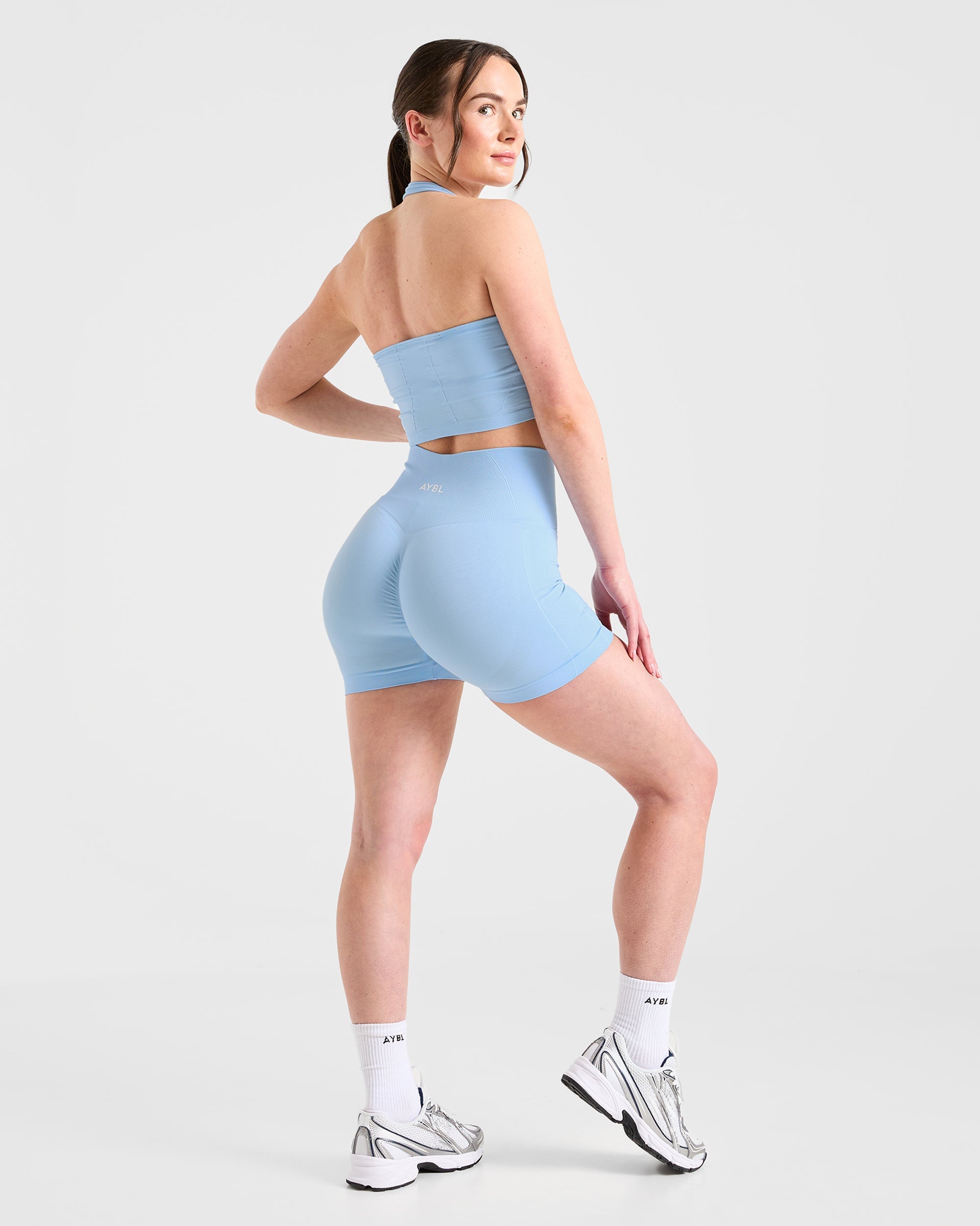 Short sans couture Empower - Bleu ciel