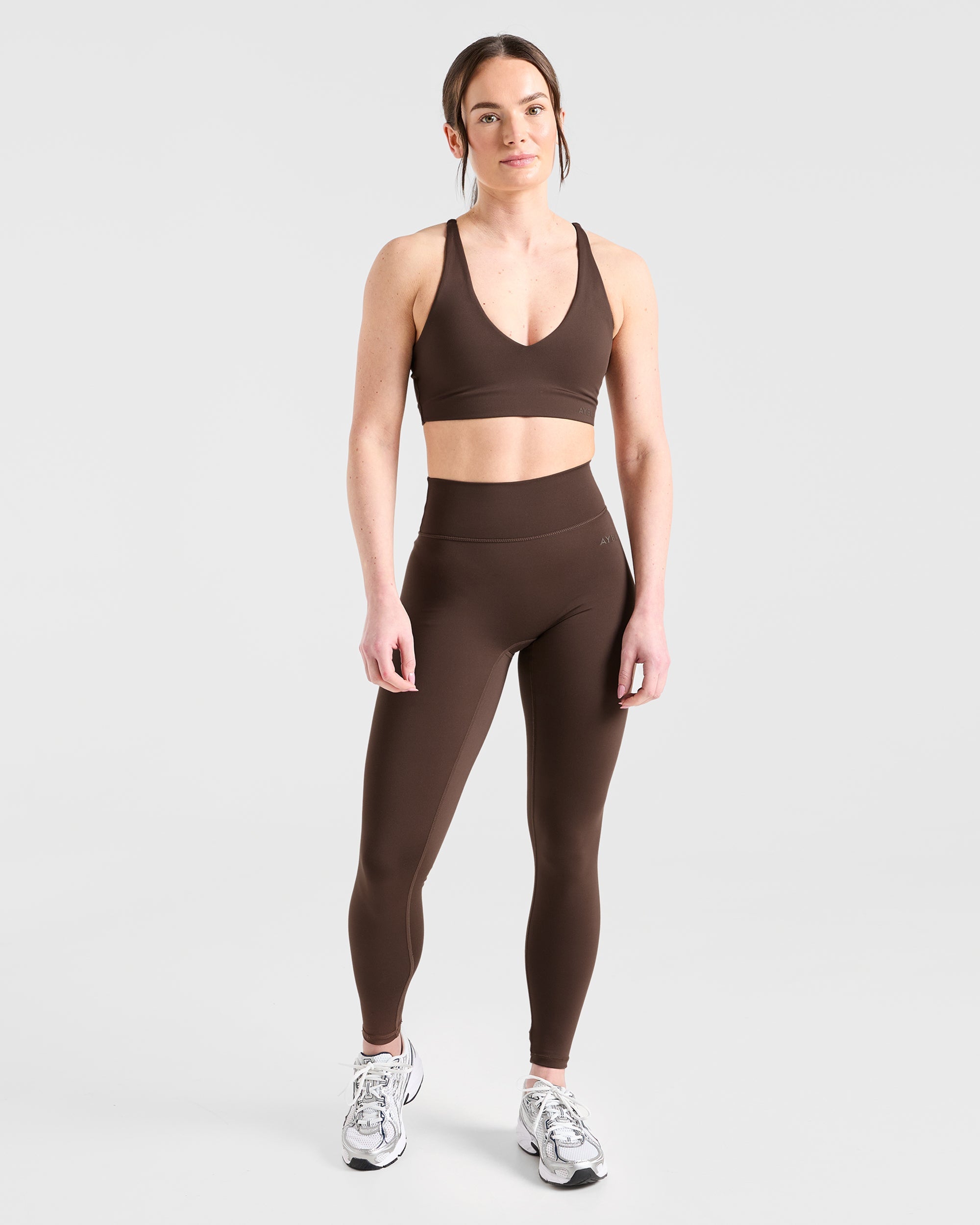 Staple Sports Bra - Brown