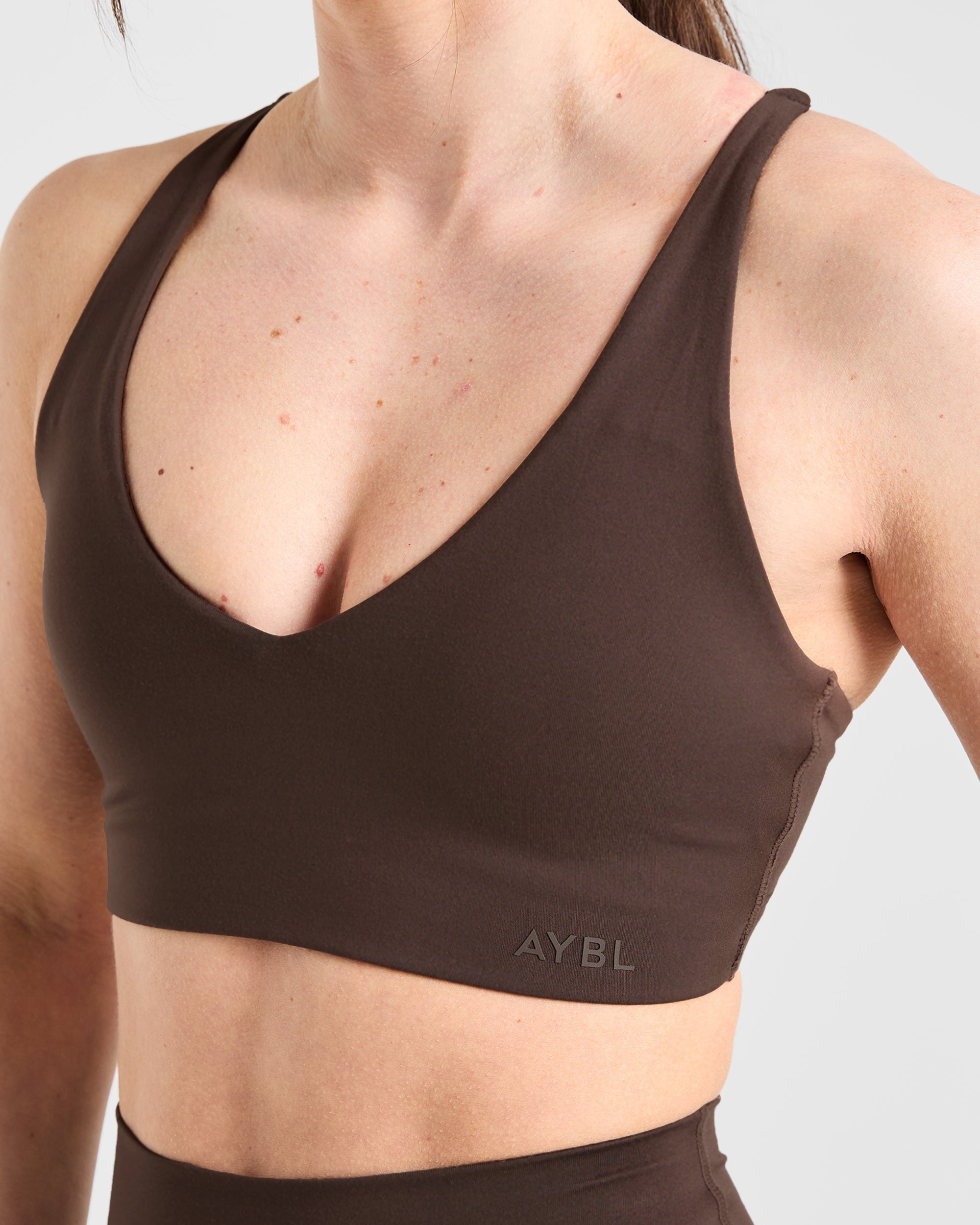 Staple Sports Bra - Brown