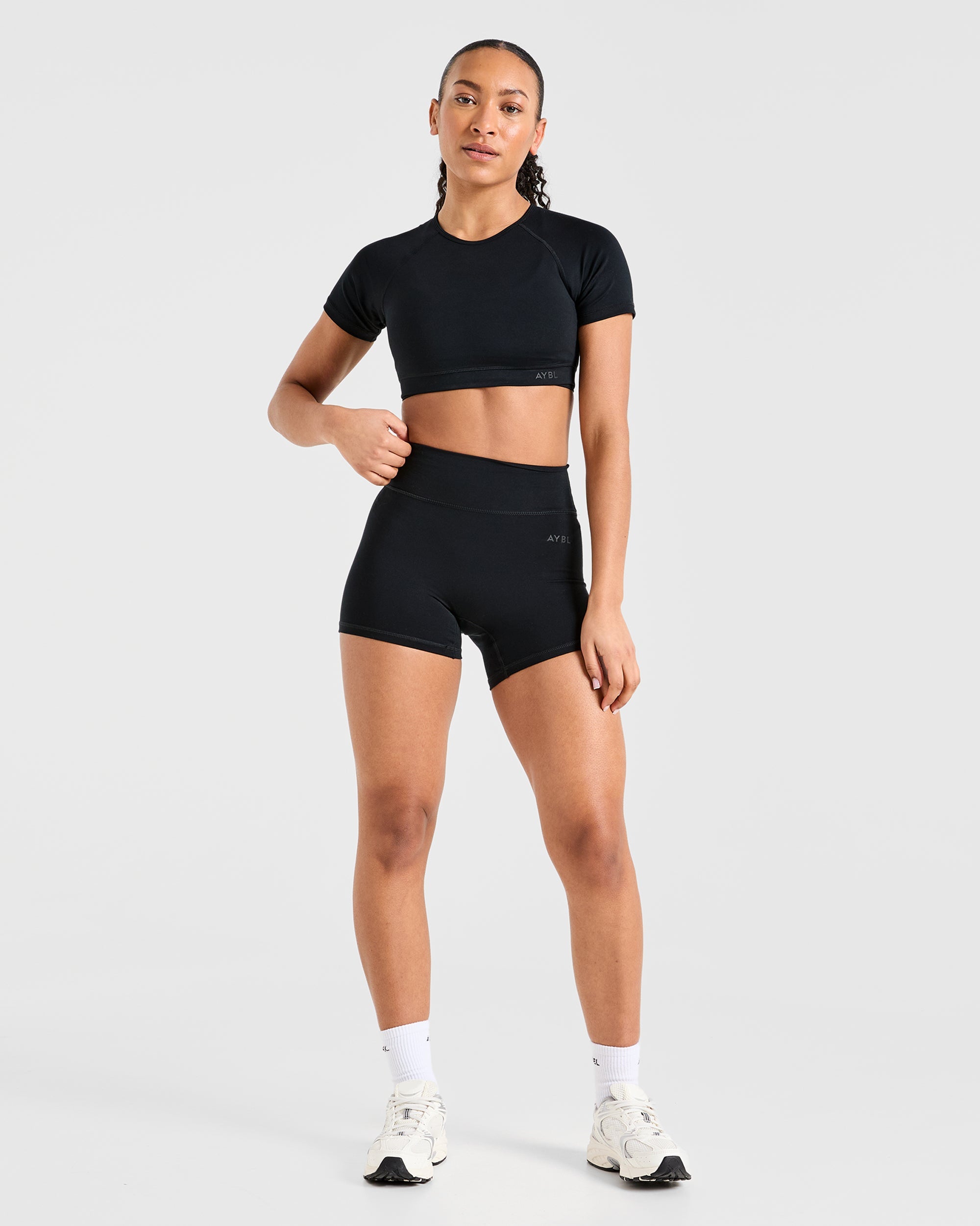 Staple Crop Top - Black