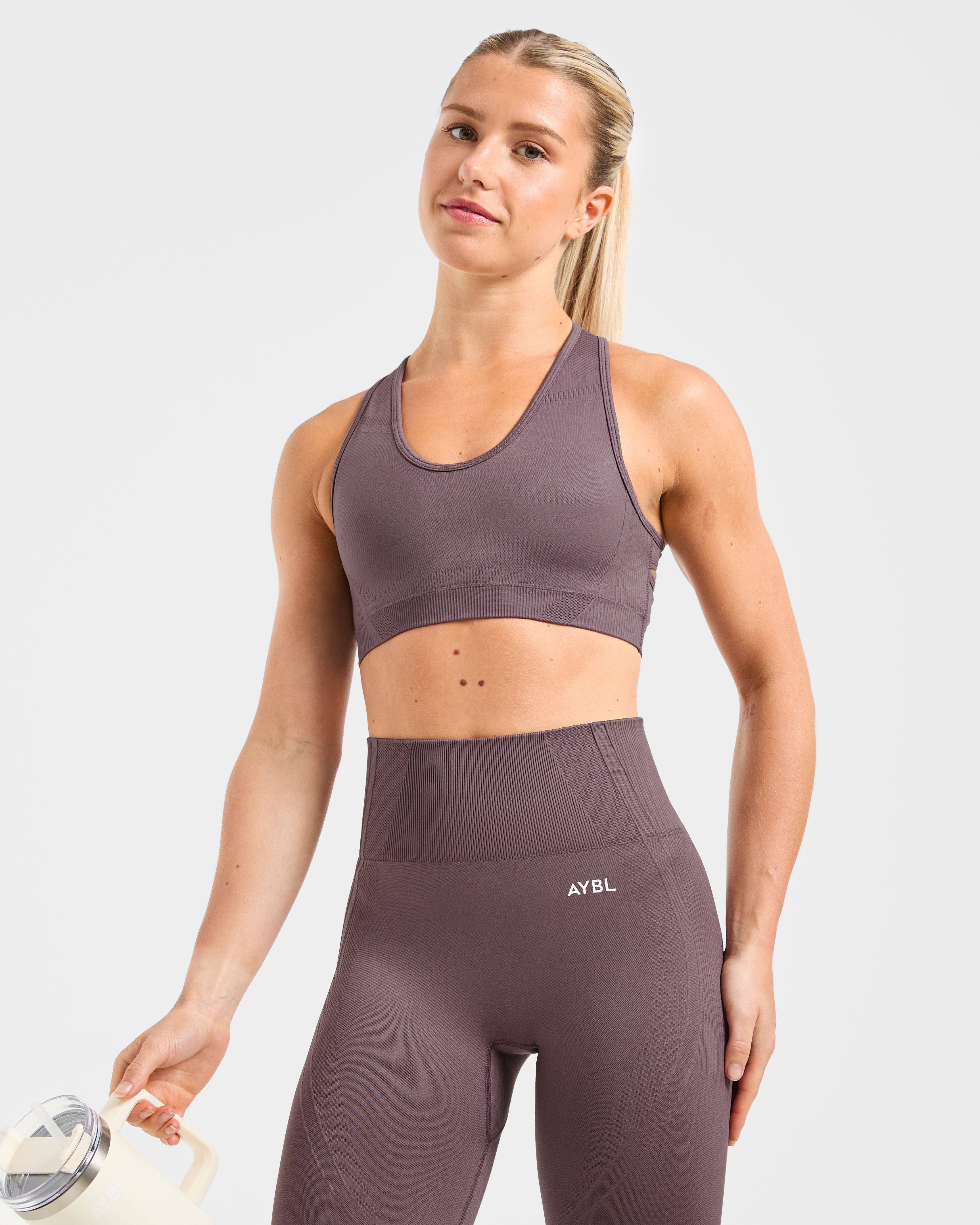 Balance V3 Seamless Sports Bra - Coffee Bean