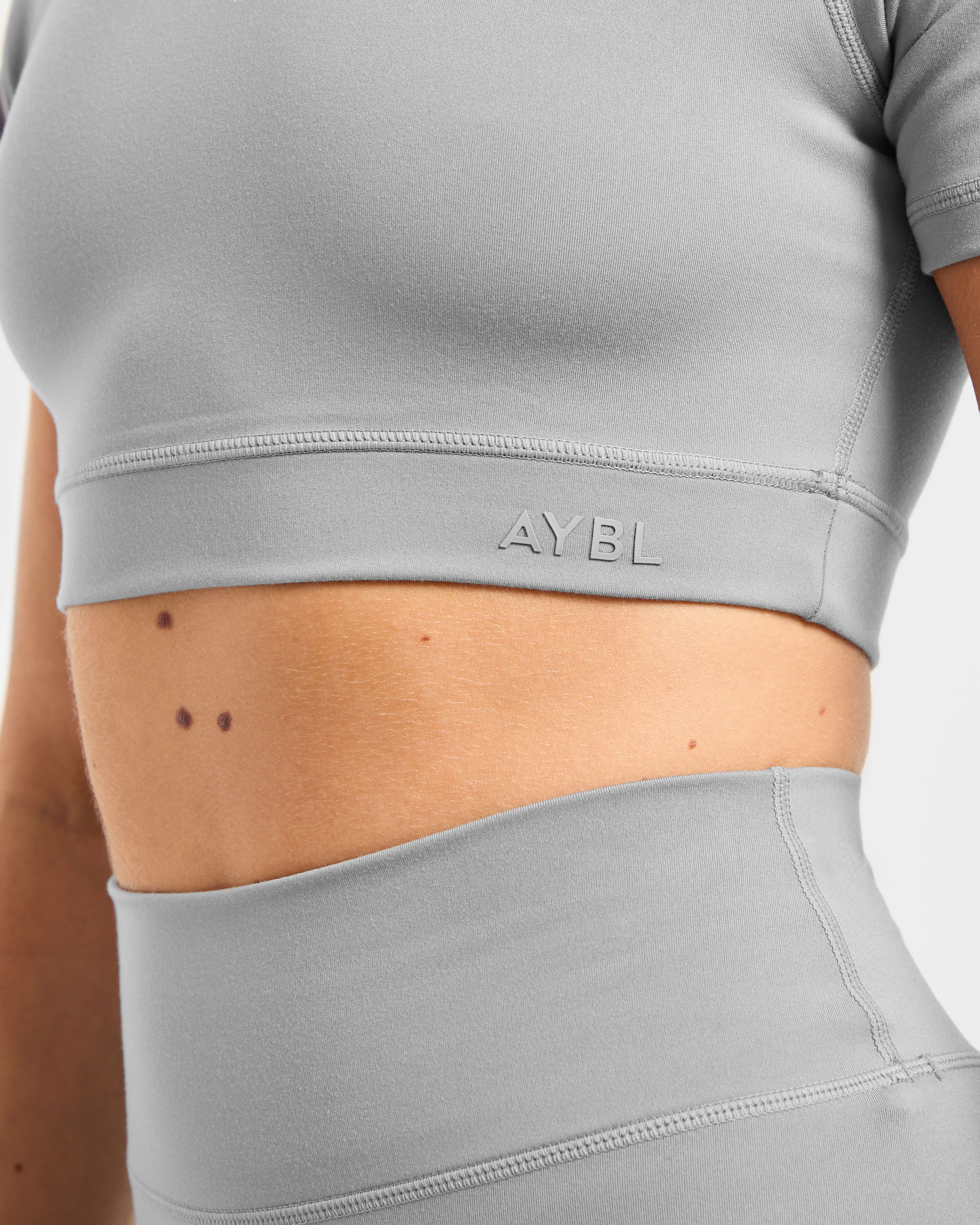 Staple Crop Top - Grey