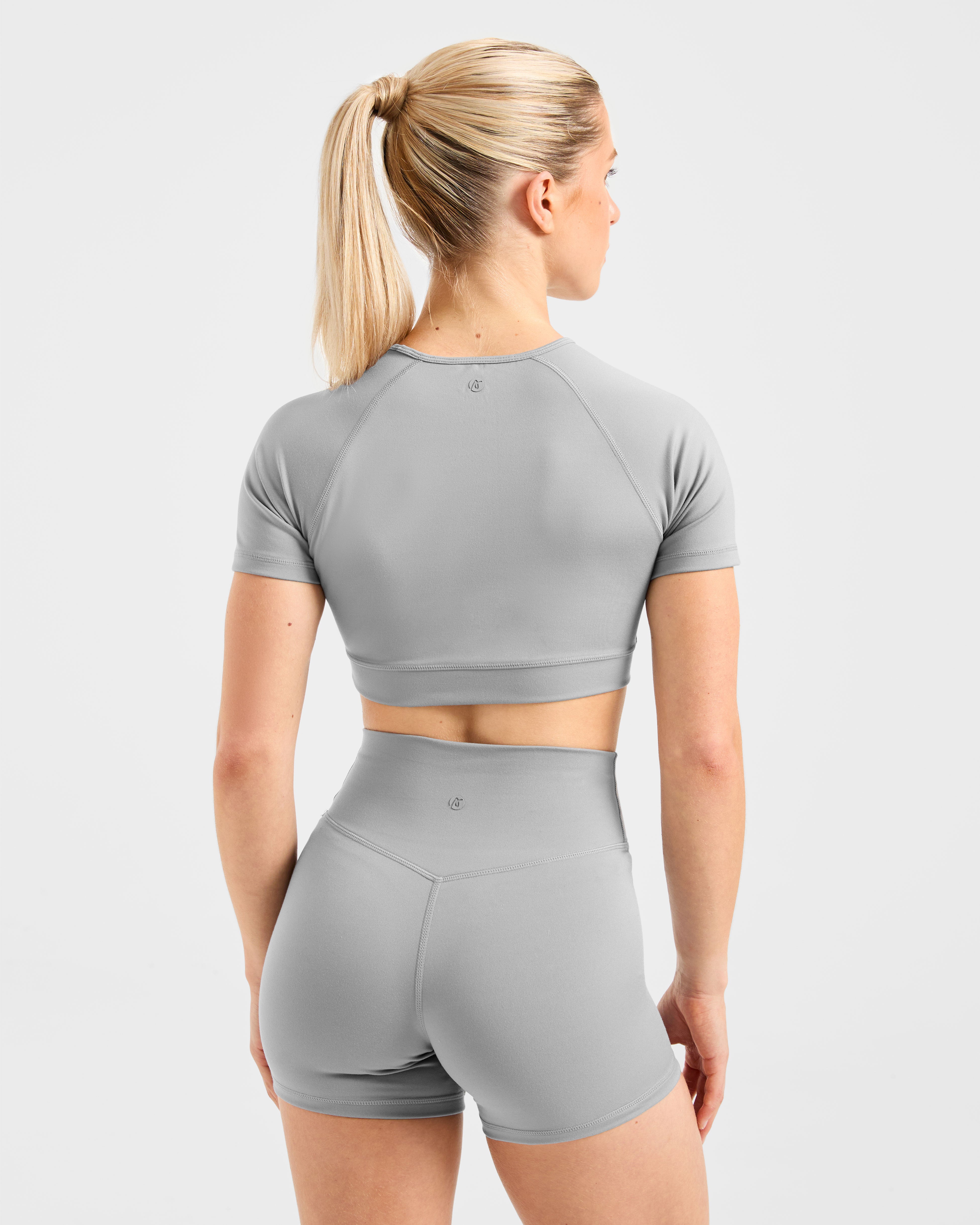 Staple Crop Top - Grey