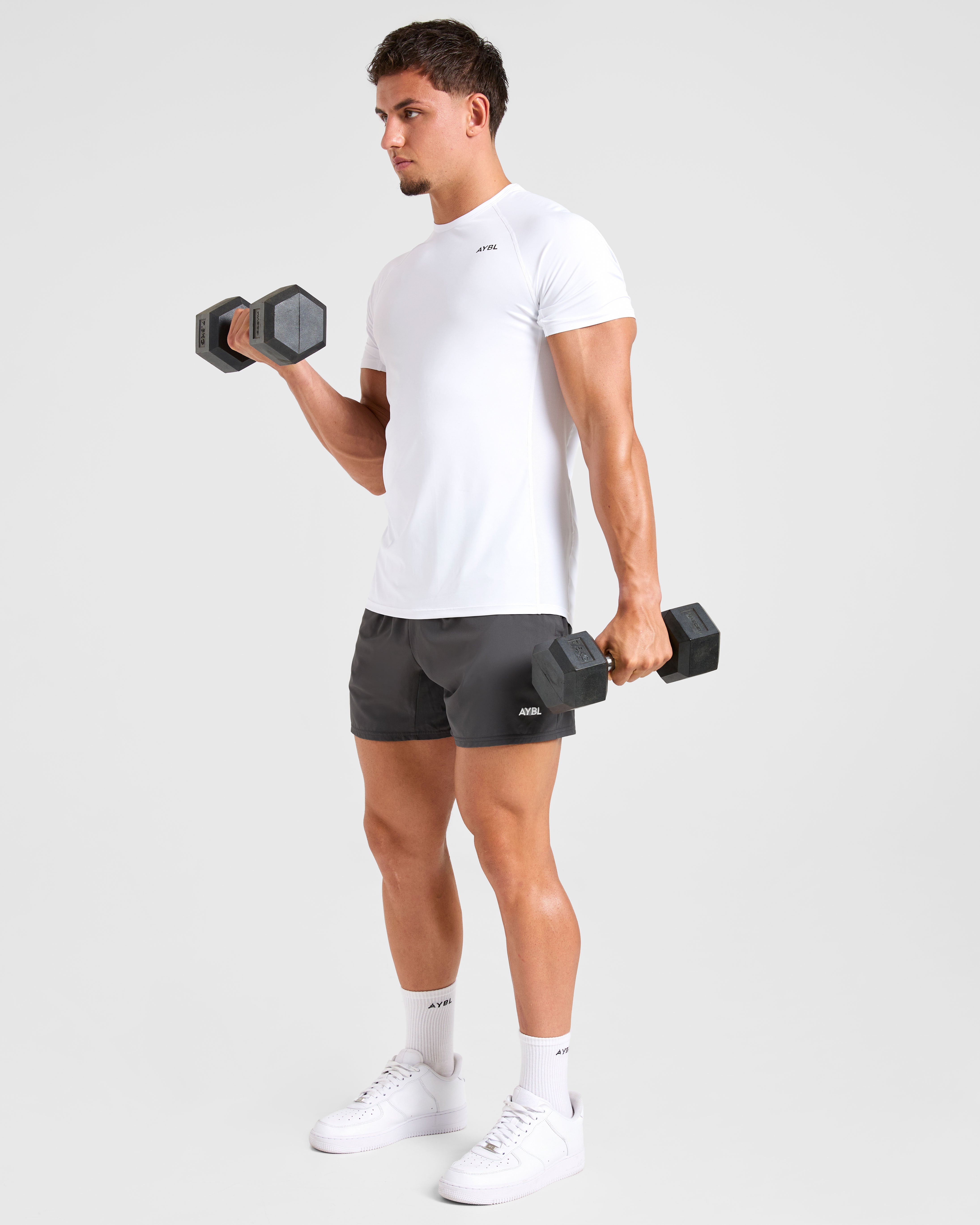 Compression Relaxed T Shirt - White