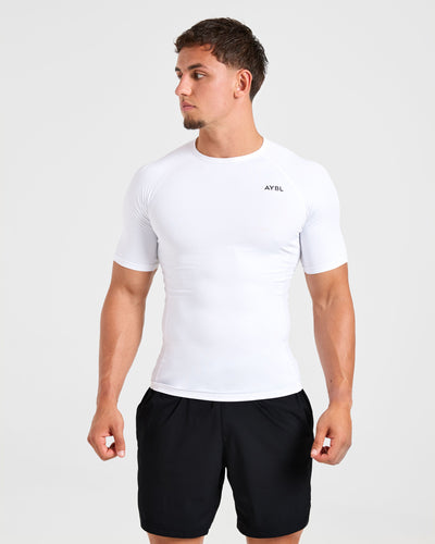 Compression T Shirt - White