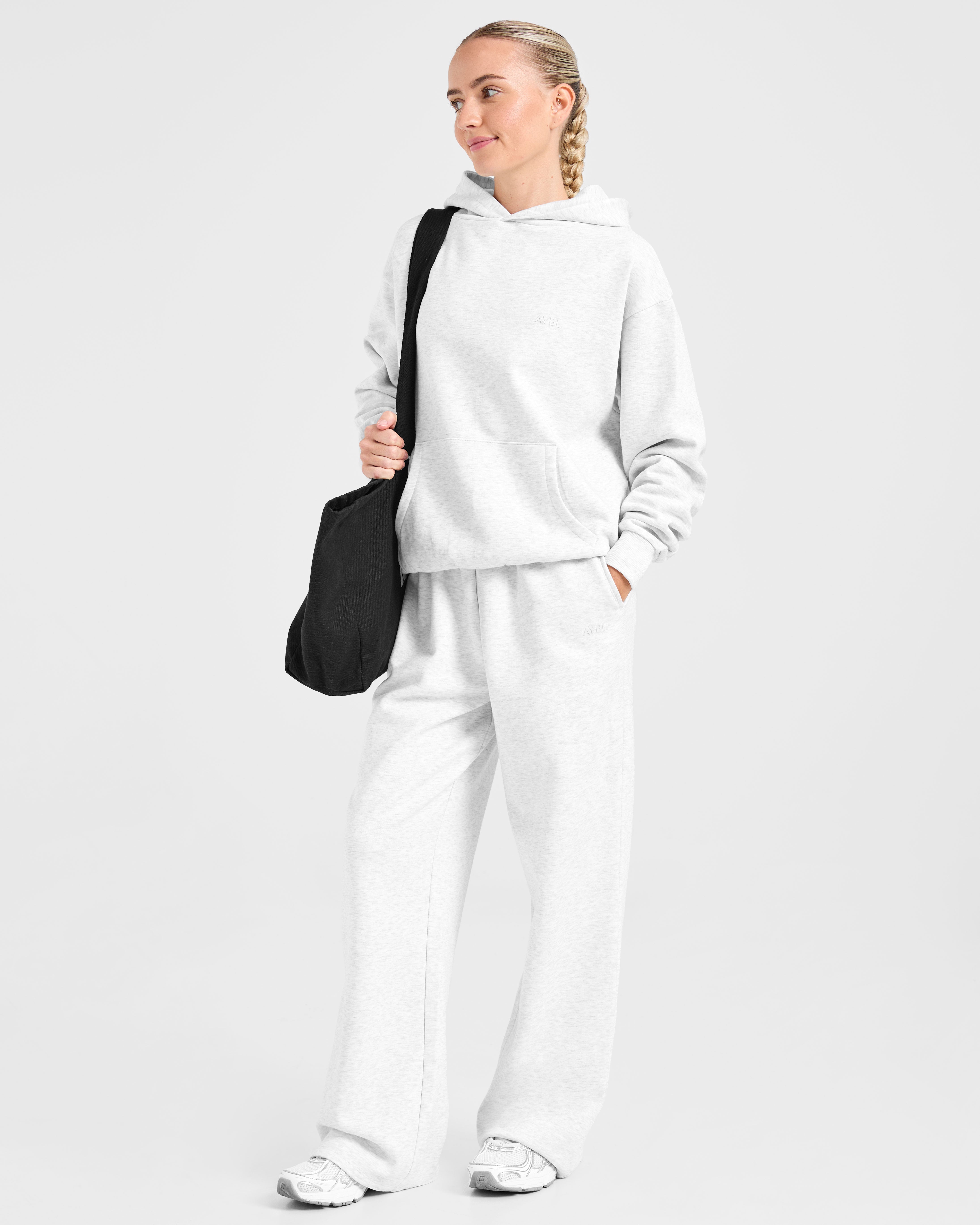 Lifestyle Oversized Hoodie - Heather Grey