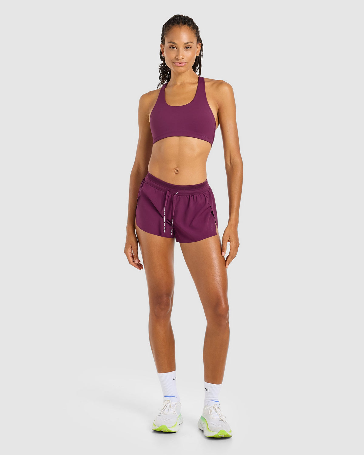 Run Low Rise 3" Shorts - Plum