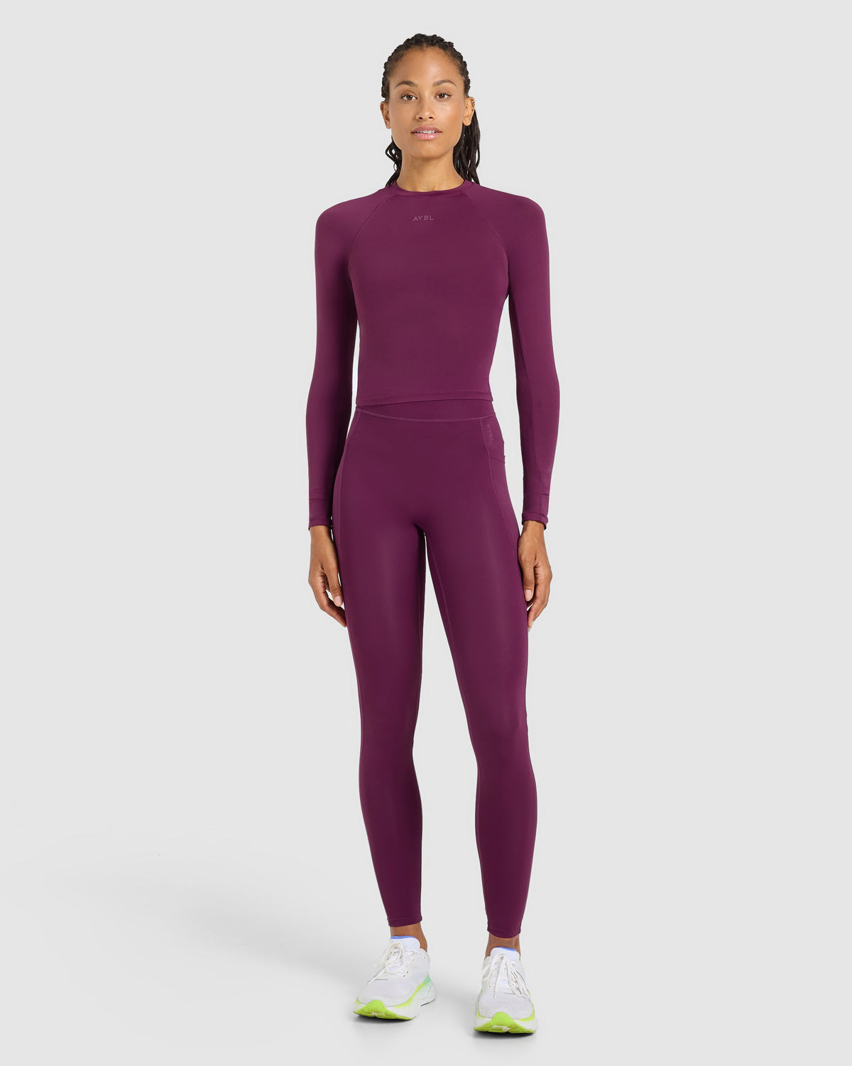 Run Long Sleeve Base Layer - Plum