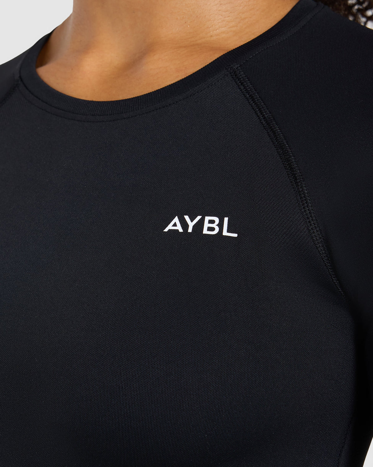 Enhance Seamless Long Sleeve Top - Black
