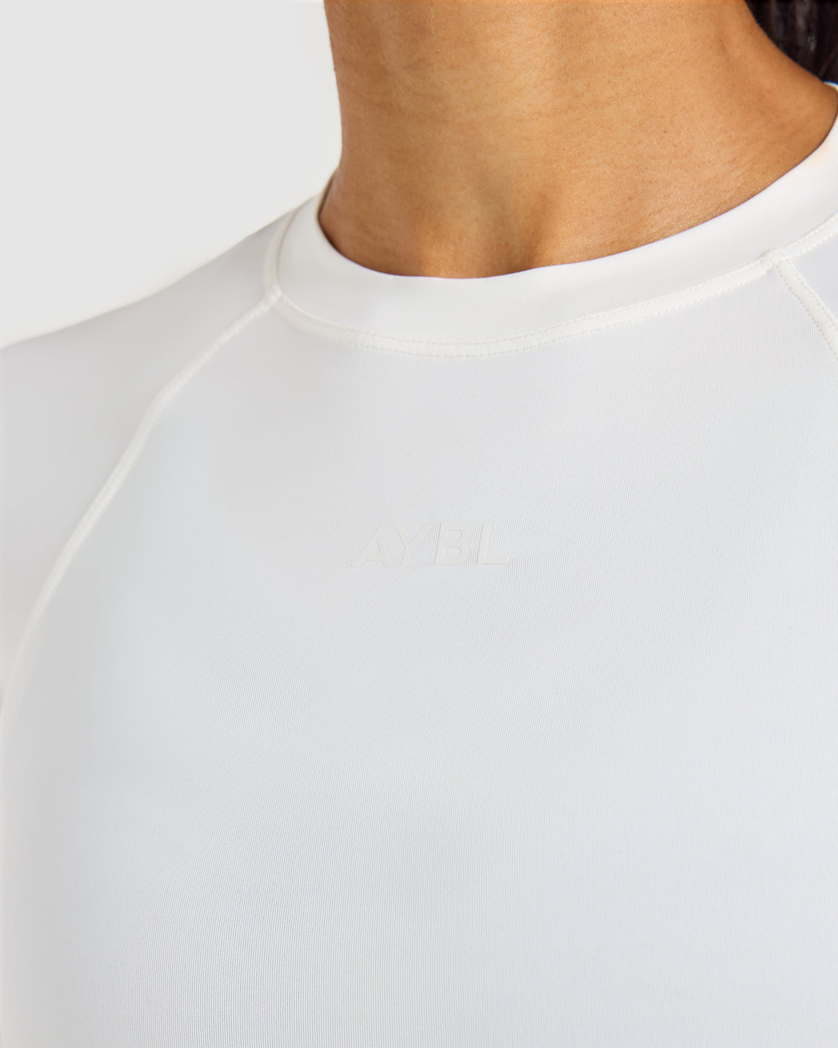 Run Long Sleeve Base Layer - White
