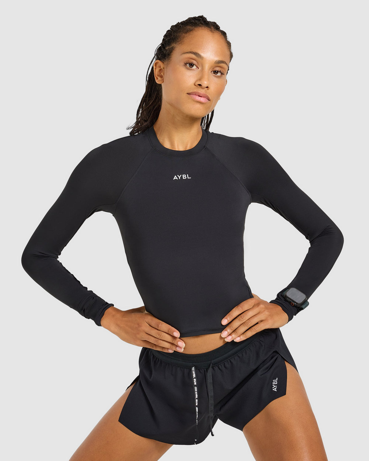 Run Long Sleeve Base Layer - Black