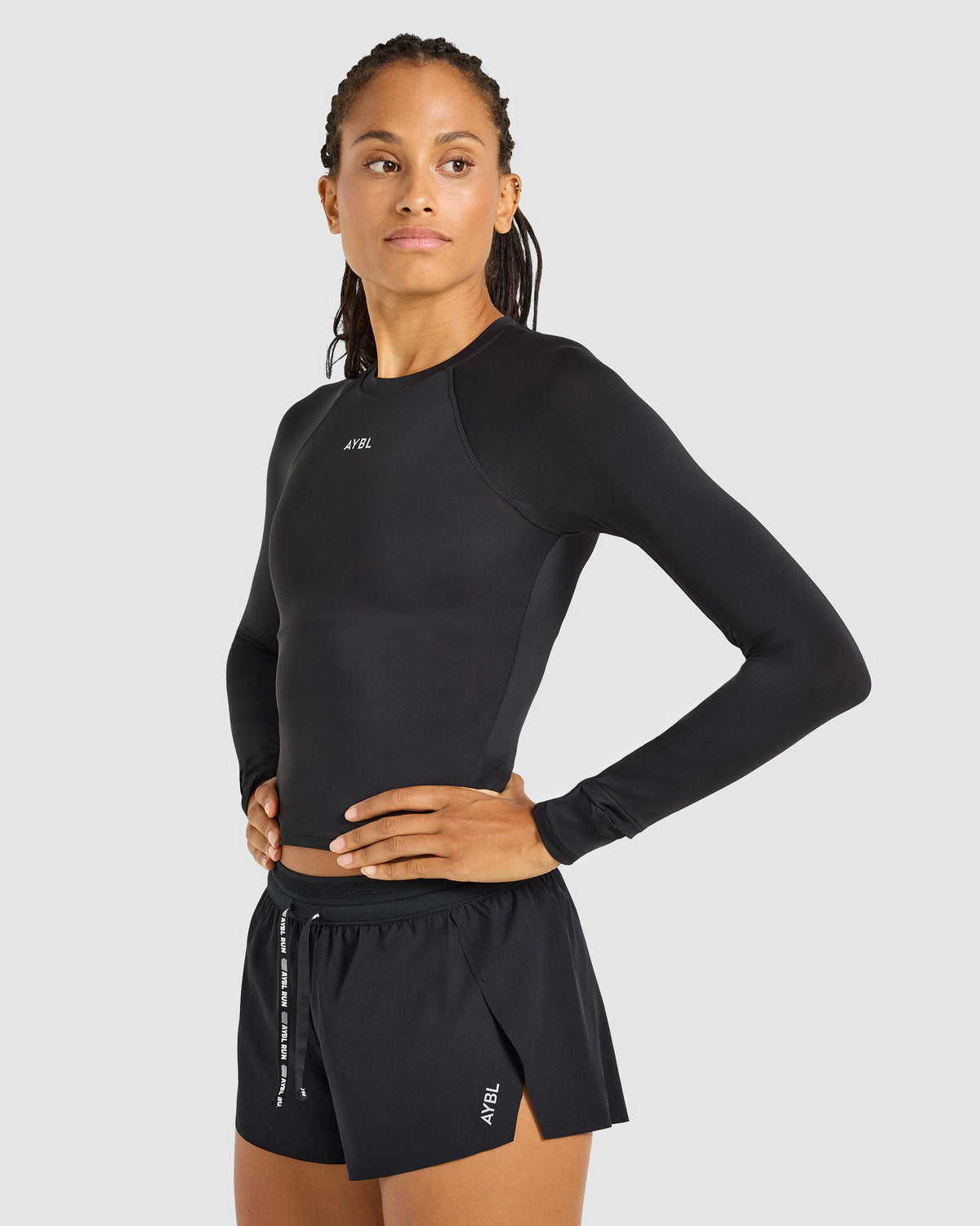 Run Long Sleeve Base Layer - Black