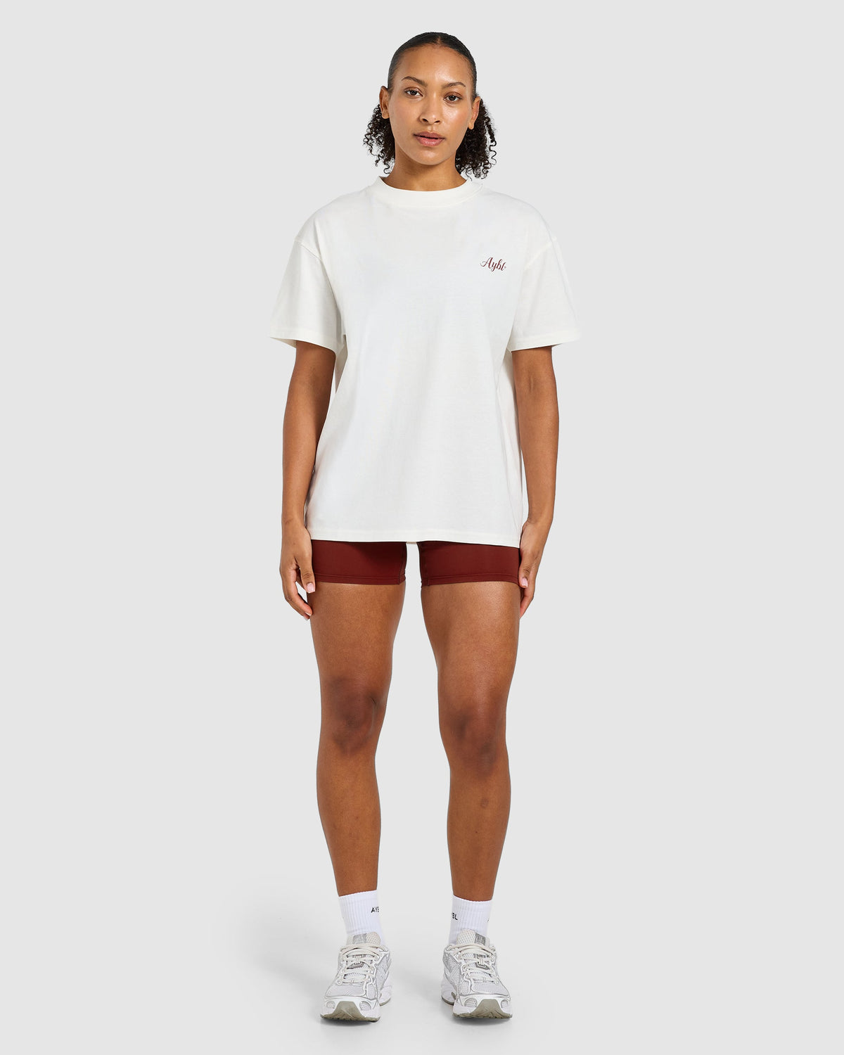 AYBL Gym Oversized T Shirt - Off White