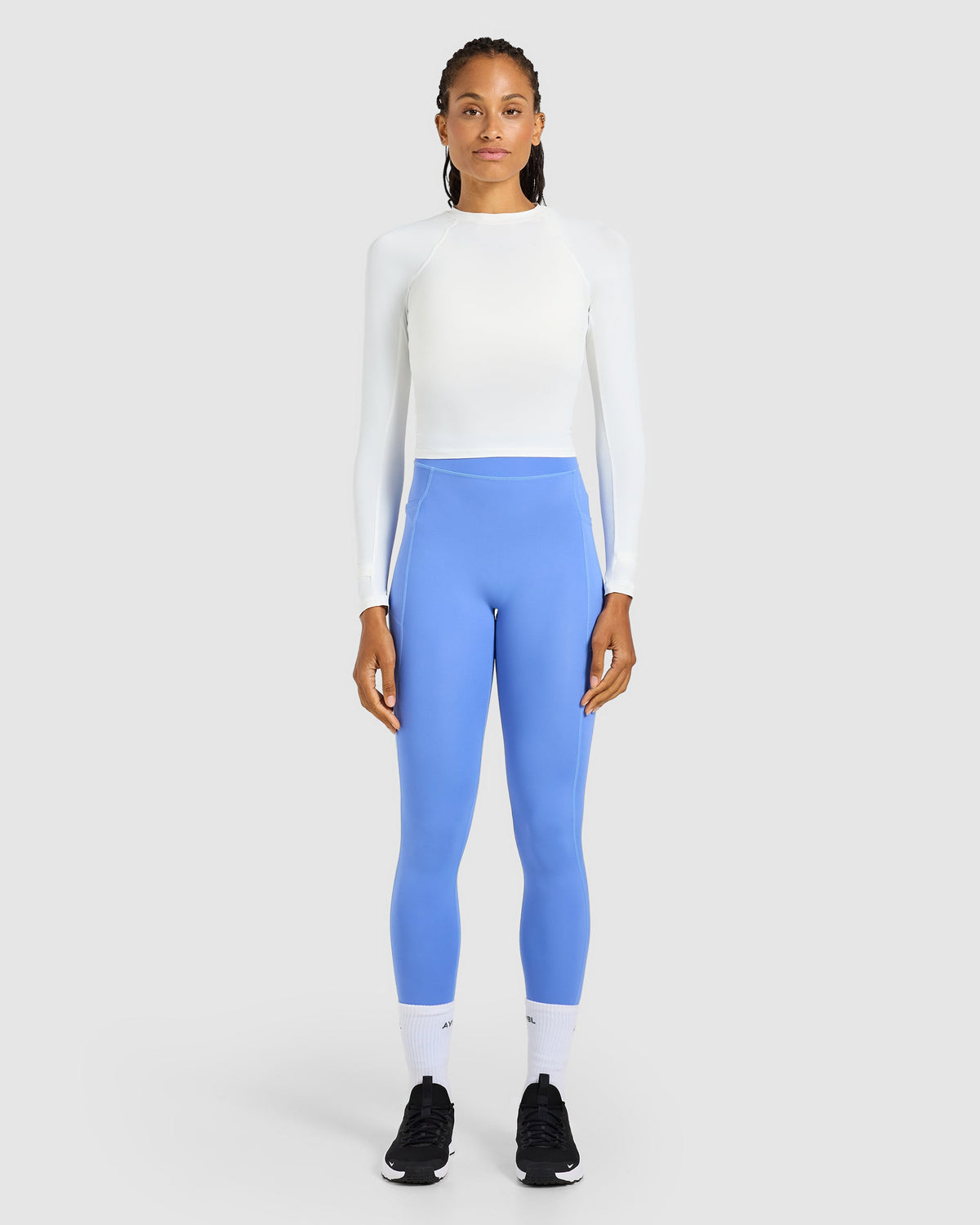 Run Pocket Leggings - Cornflower Blue