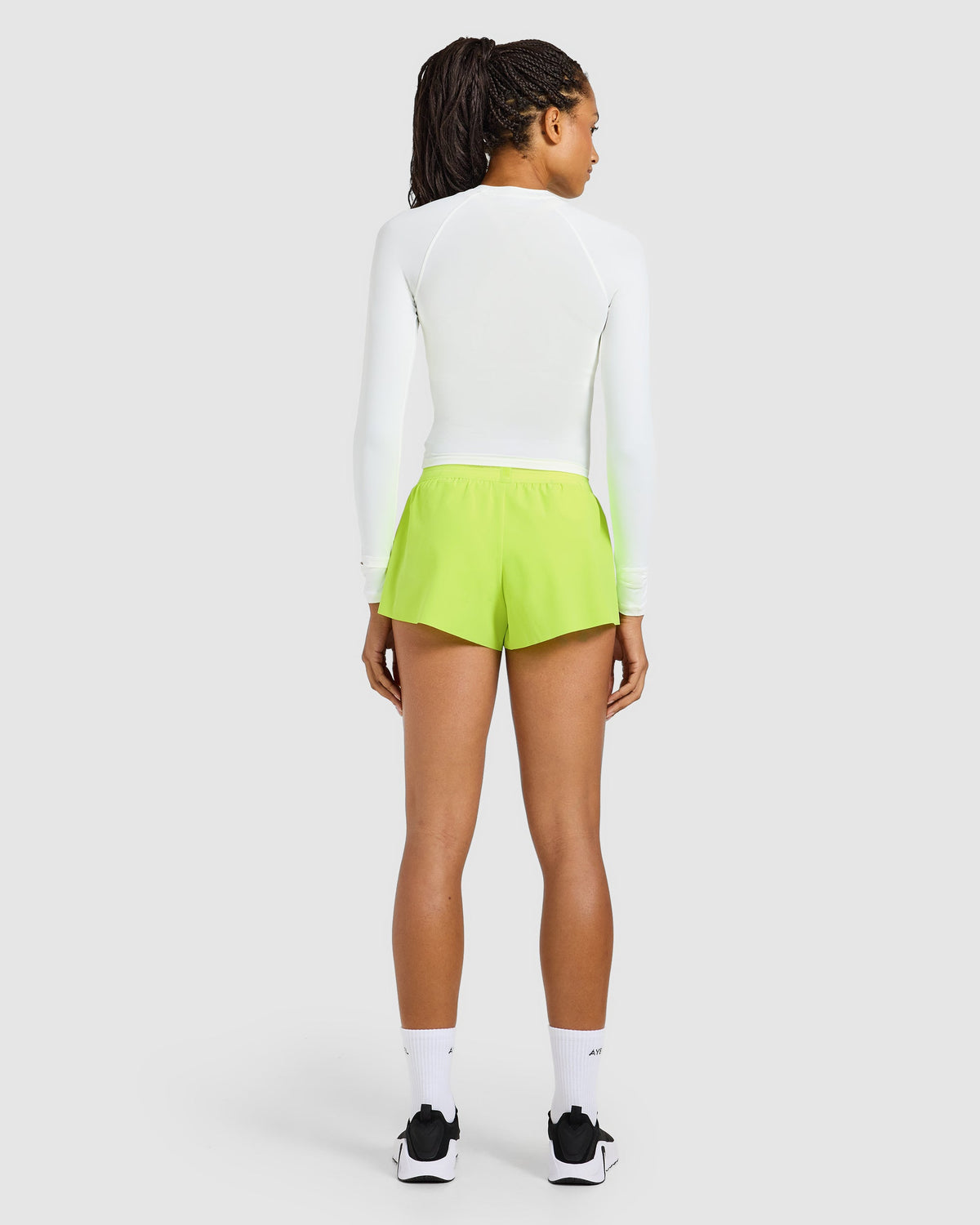 Run Low Rise 3" Shorts - Neon Yellow