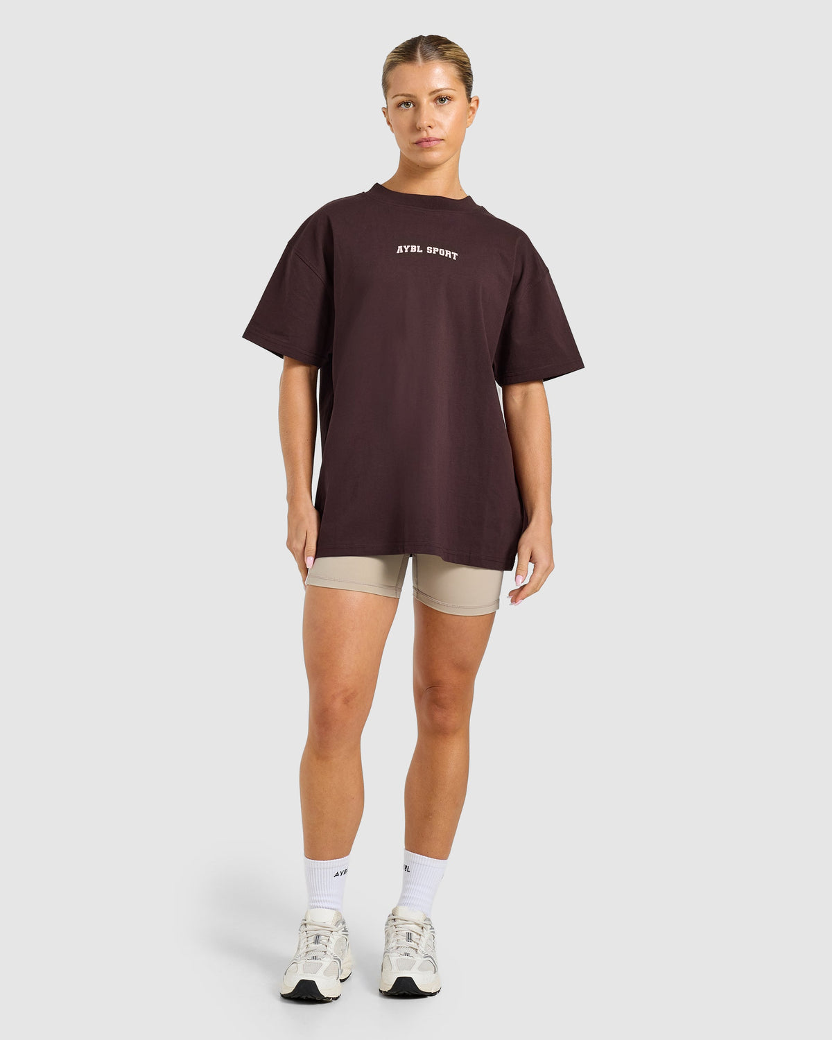 AYBL Campus Division Oversized T Shirt - Cocoa Brown