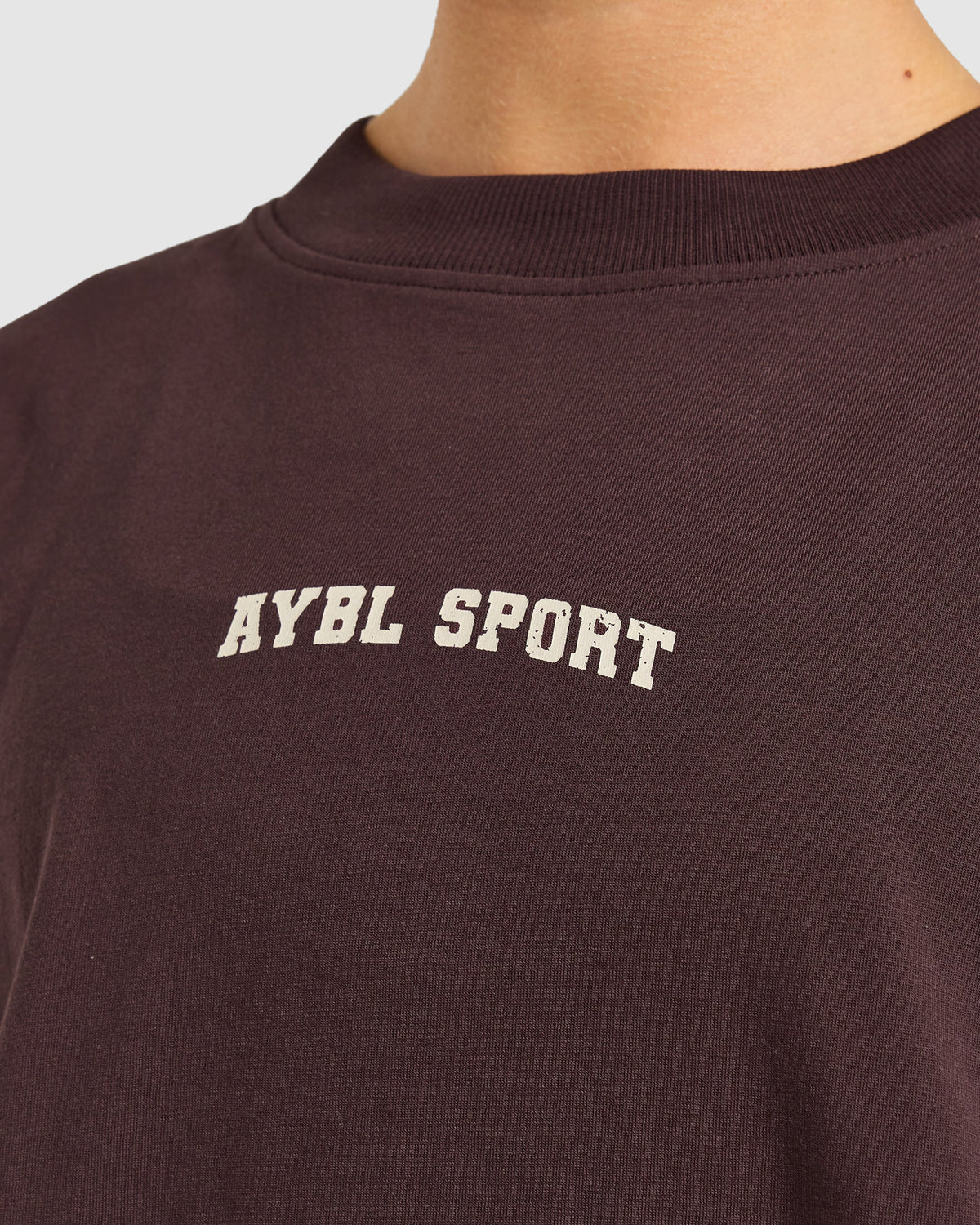 AYBL Campus Division Oversized T Shirt - Cocoa Brown