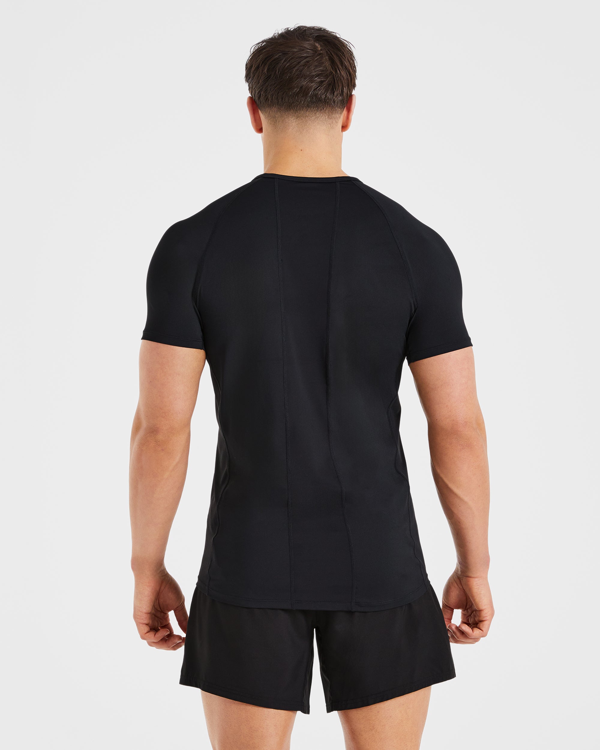 Compression Relaxed T Shirt - Black