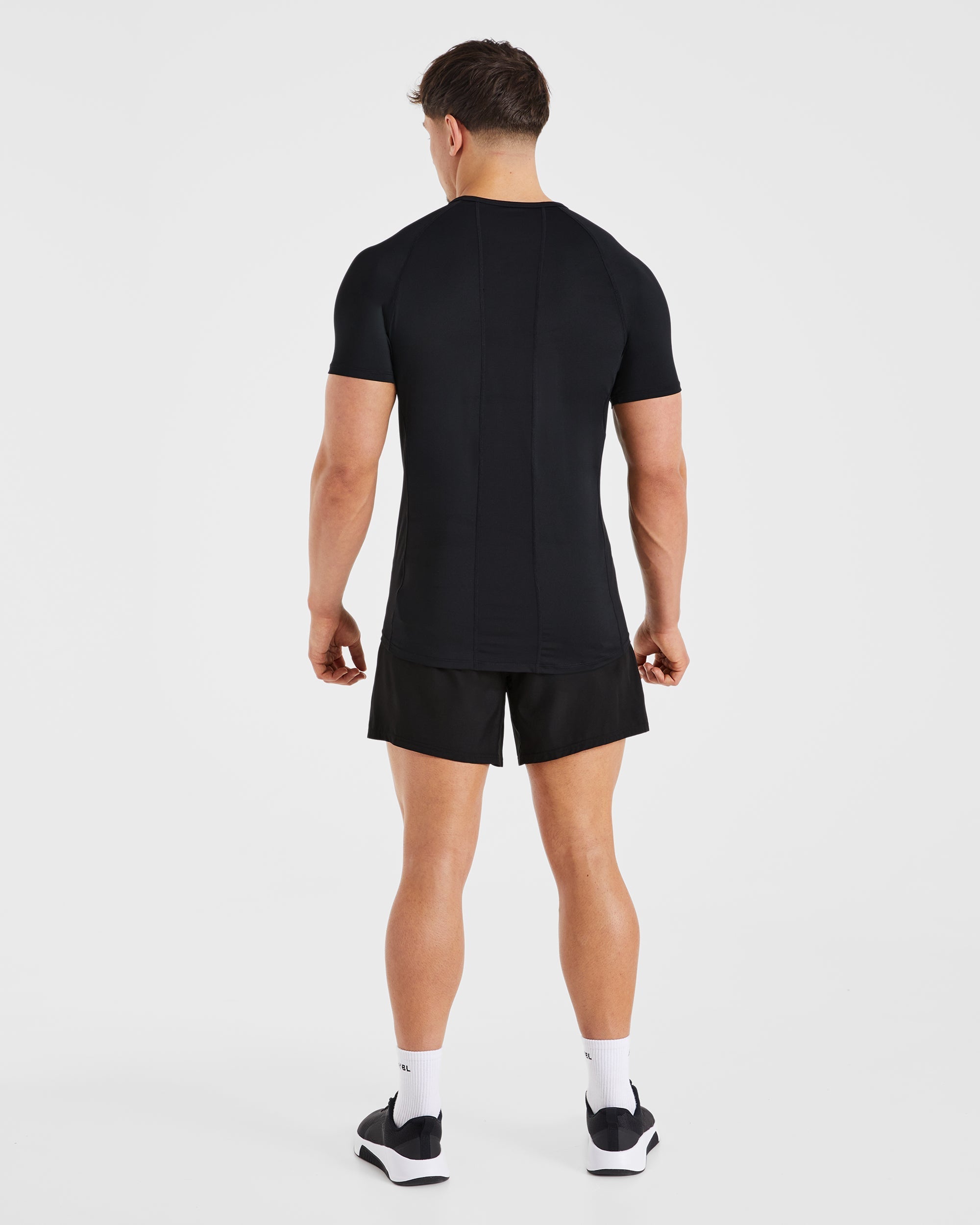 Compression Relaxed T Shirt - Black