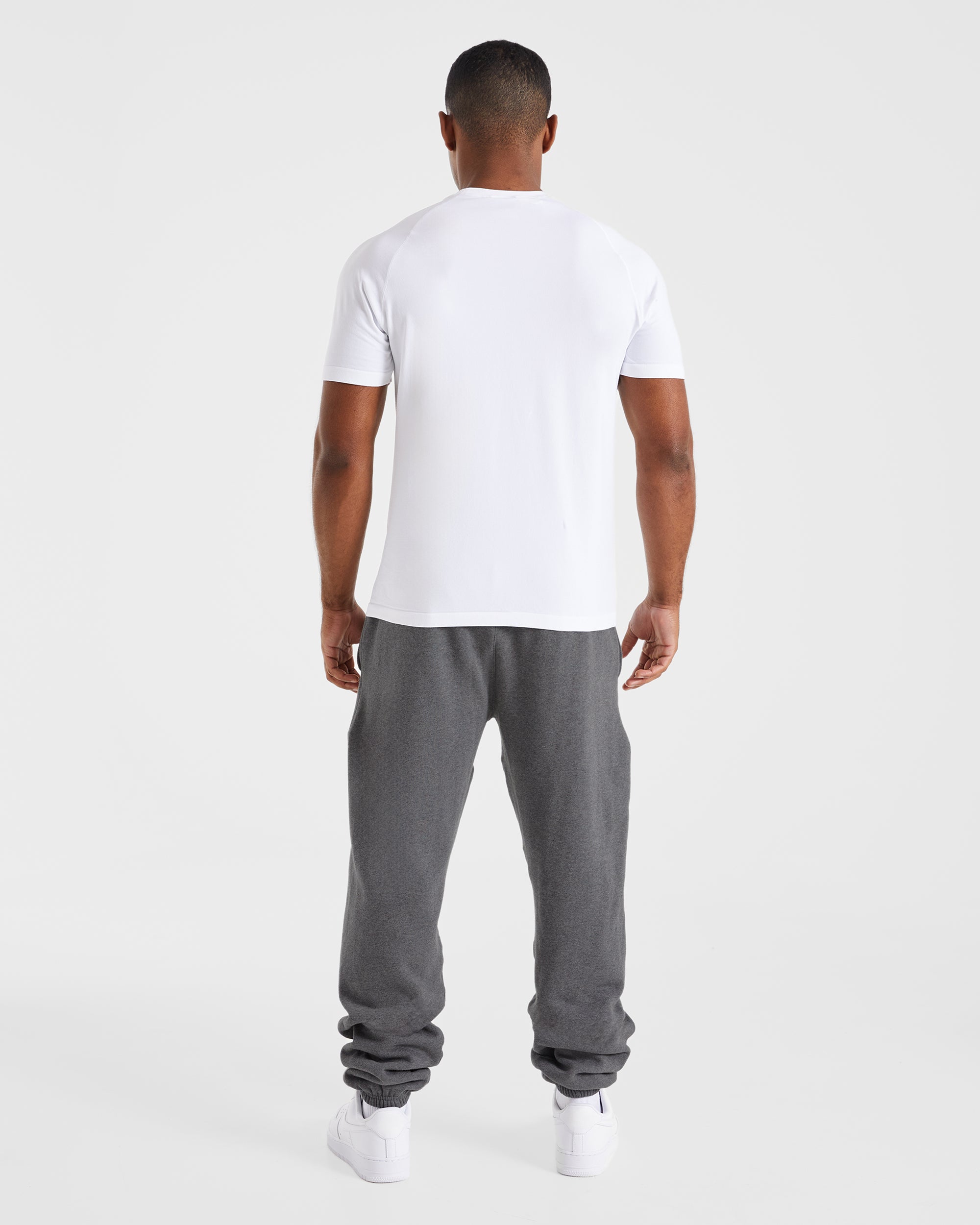 Essential Oversized Joggers - Charcoal Marl