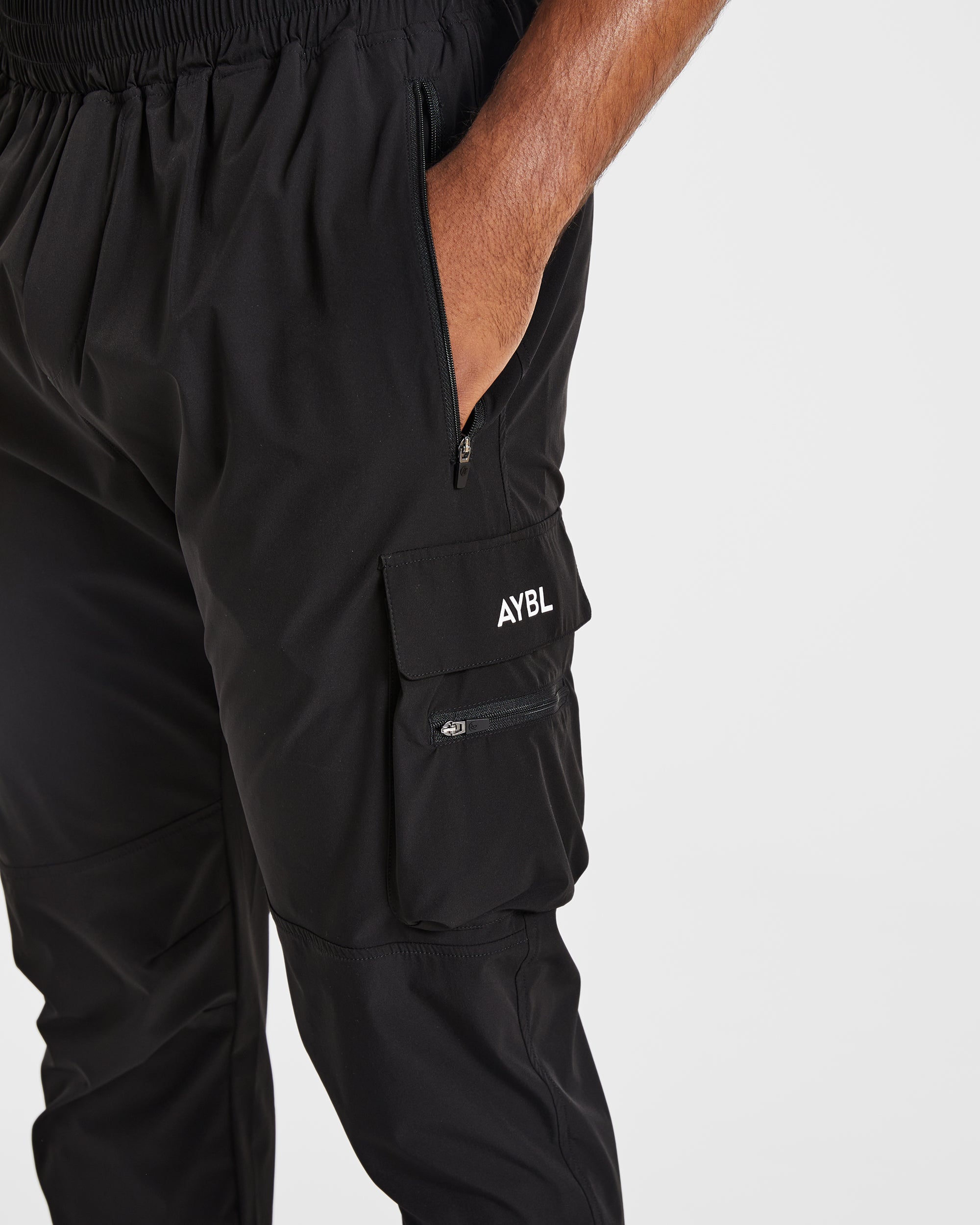 Sport-Cargohose – Schwarz