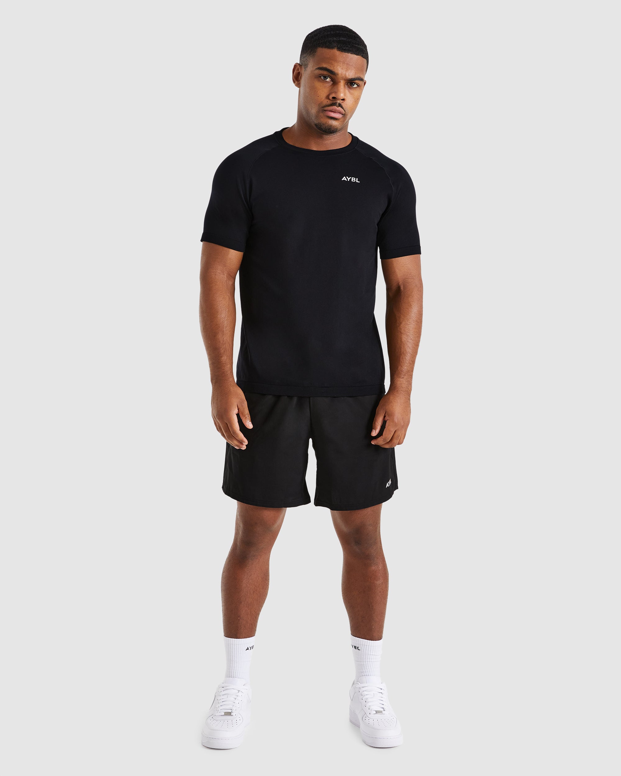 Ascend Seamless T Shirt - Black